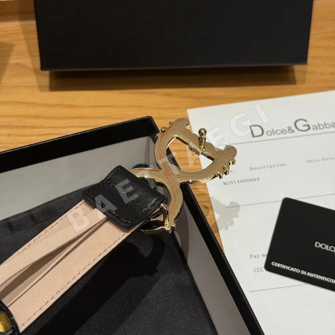 돌체앤가바나 DG 로고 레더 벨트 상세 이미지 7
