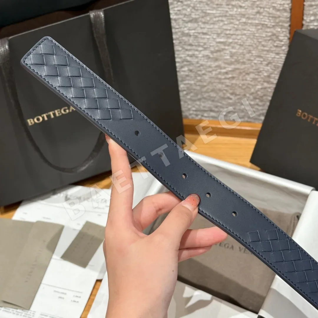 보테가베네타 인트레치오 루프 소가죽 벨트 상세 이미지 9
