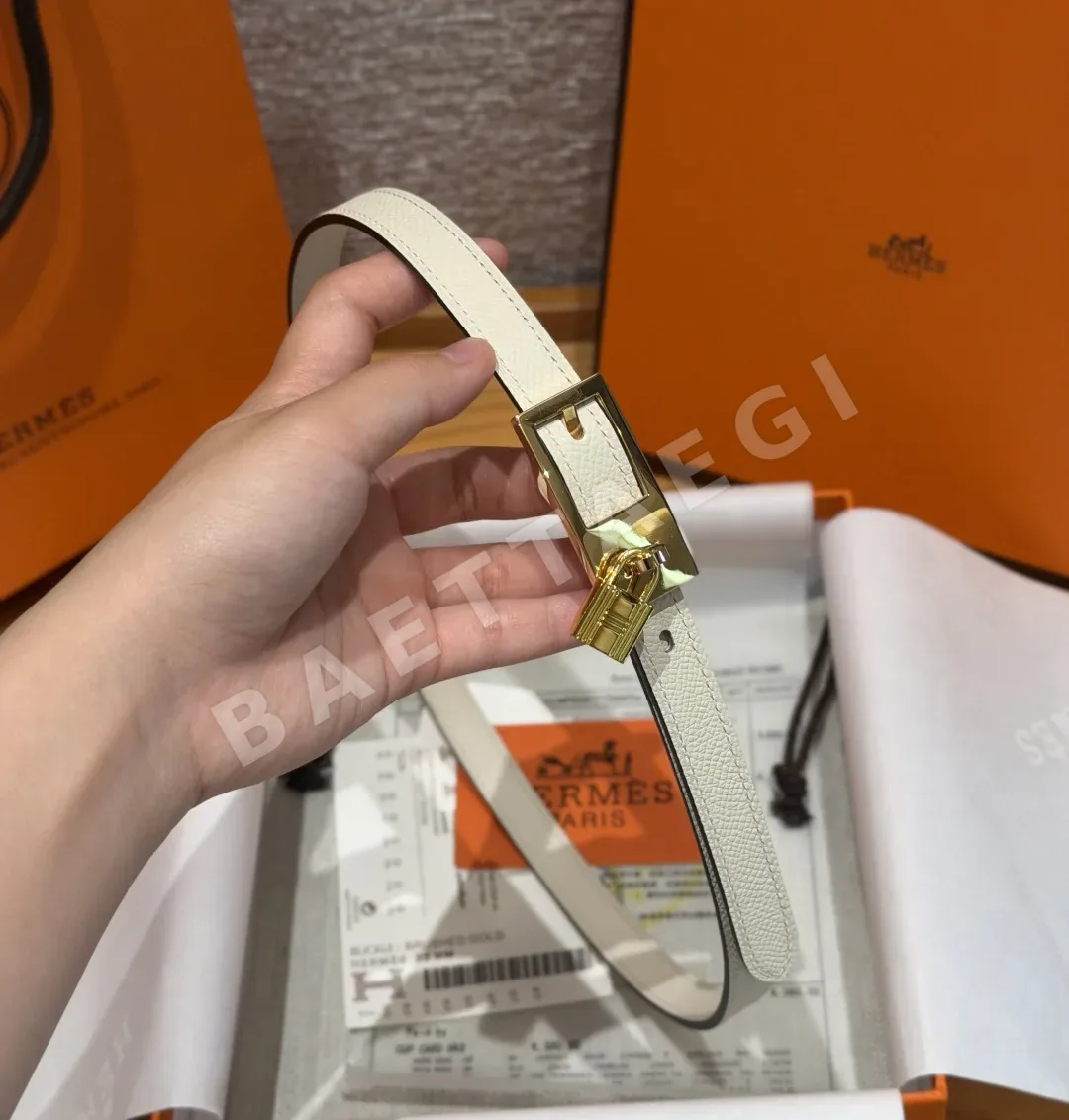 에르메스 H 버클 15mm 양면 가죽 벨트 상세 이미지 9