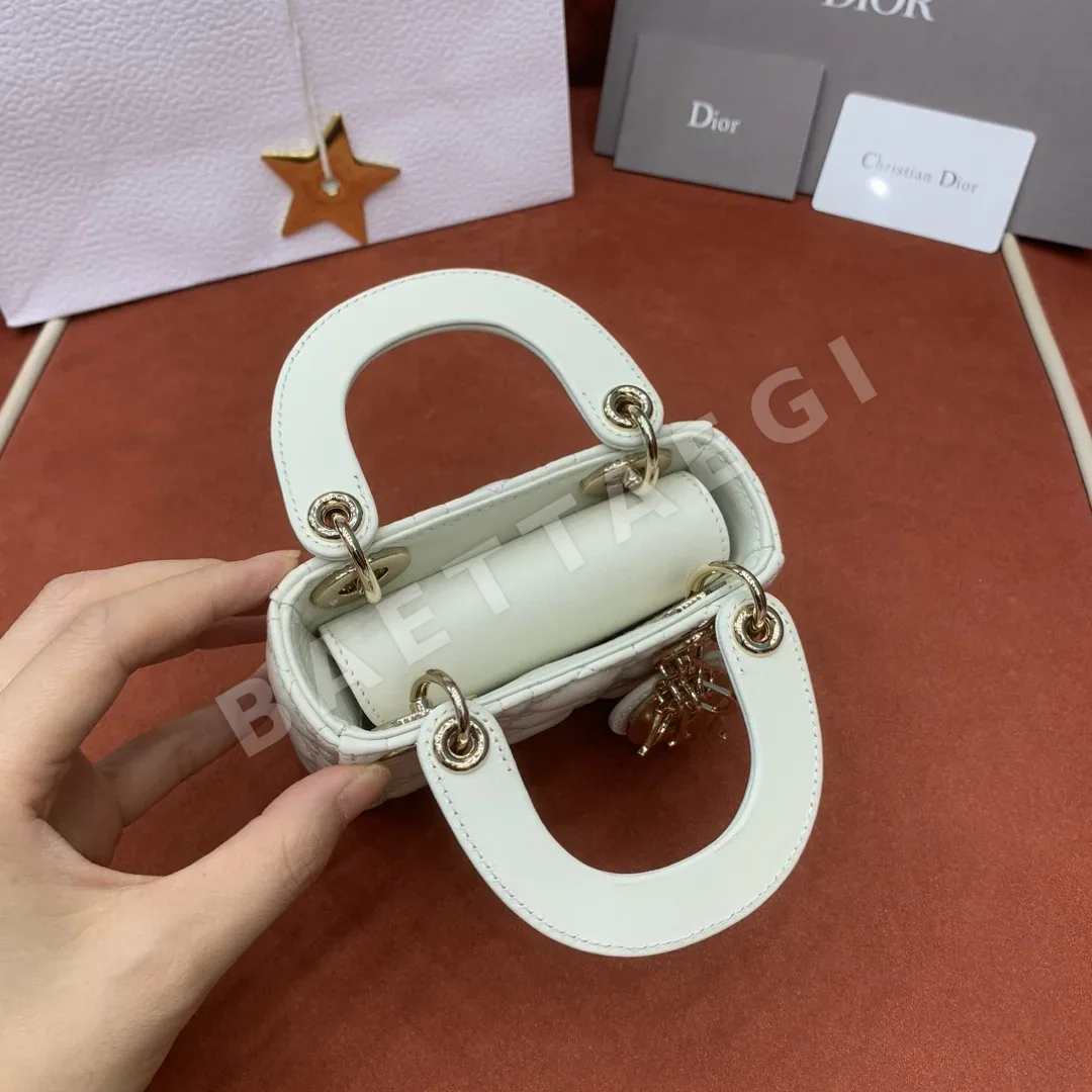 디올 마이크로 레이디 램스킨 미니 숄더백 상세 이미지 7