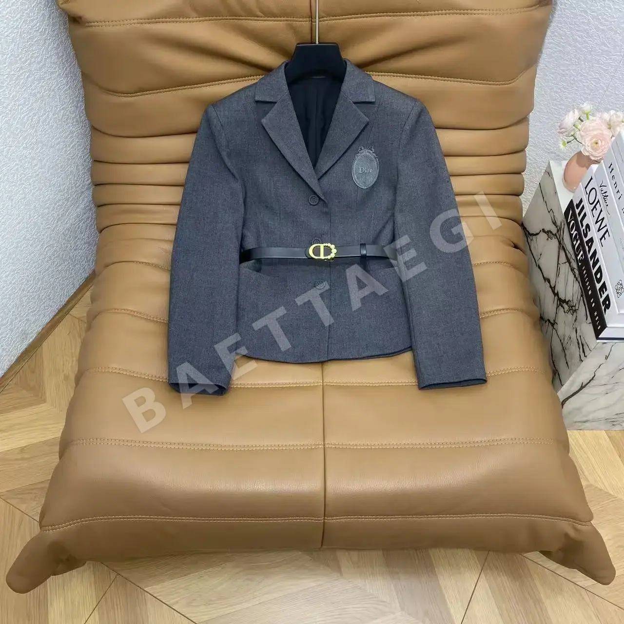 디올 허리 벨트 여성 자켓 상세 이미지 5