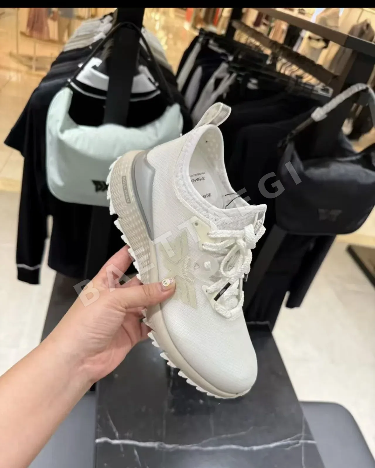 PXG 여성 베이지 스포츠 스니커즈 상세 이미지 7