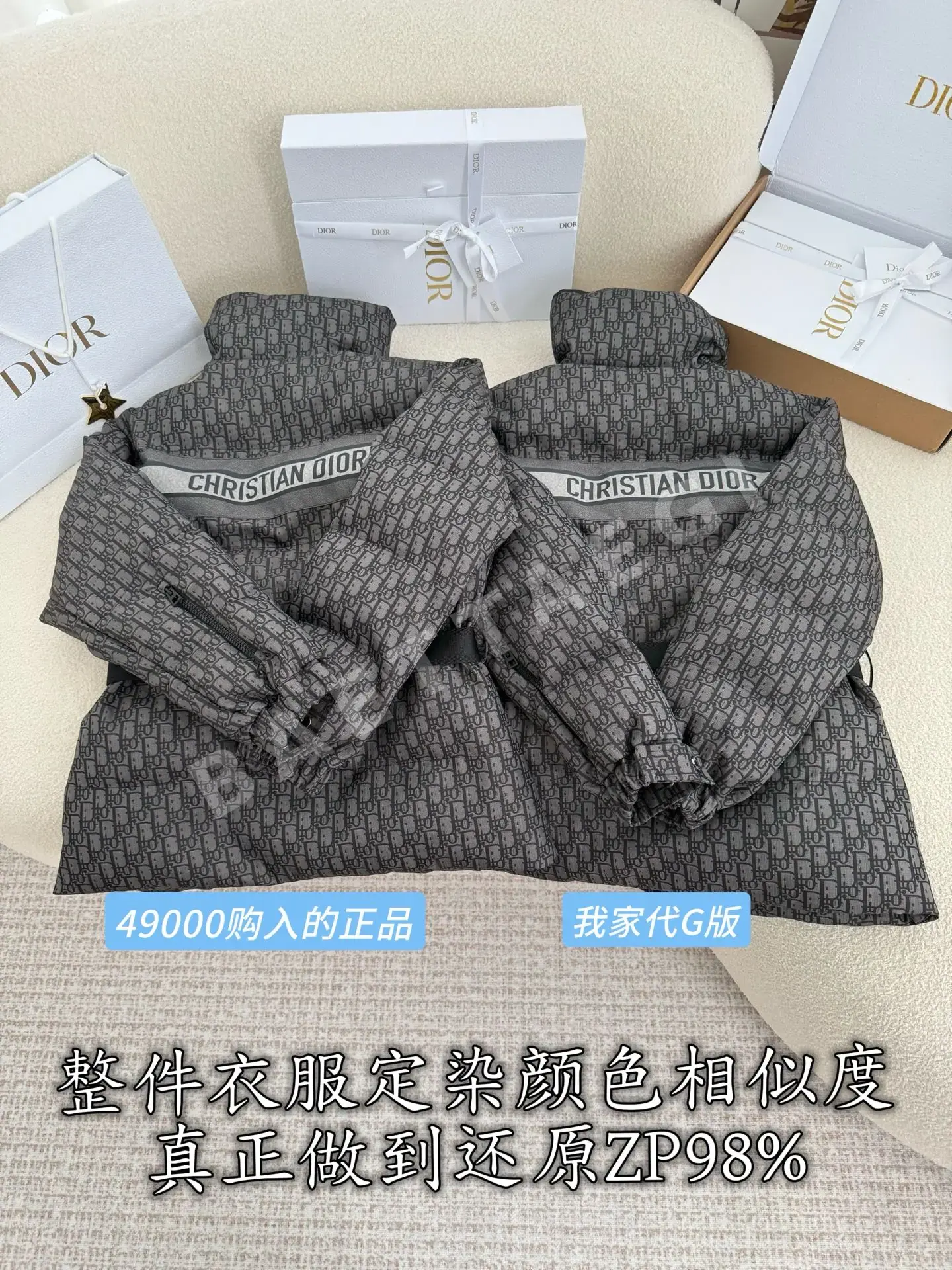 디올 여성 패딩 상세 이미지 4