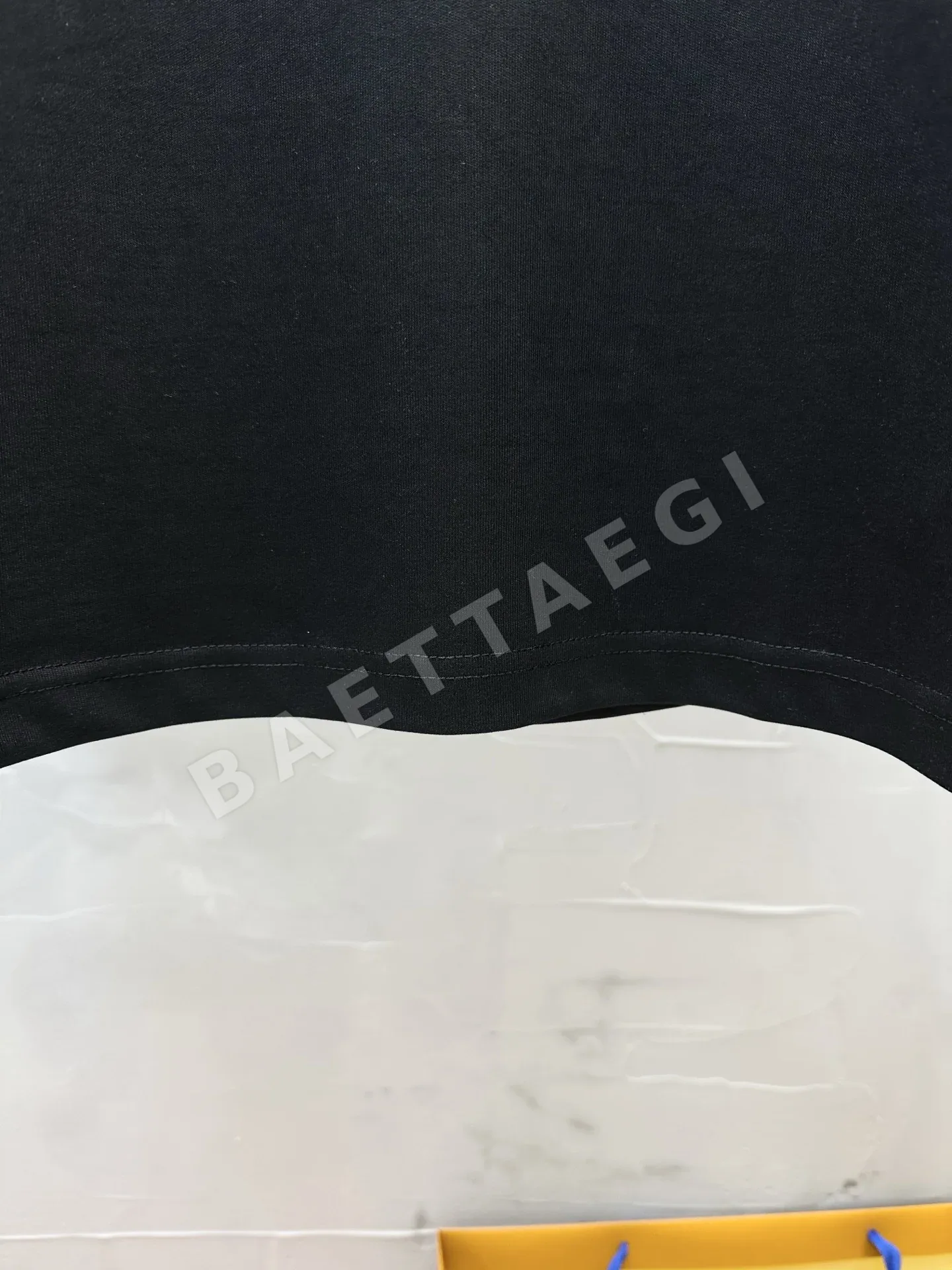 루이비통 자수 레터 프린트 남성 반팔 티셔츠 상세 이미지 6