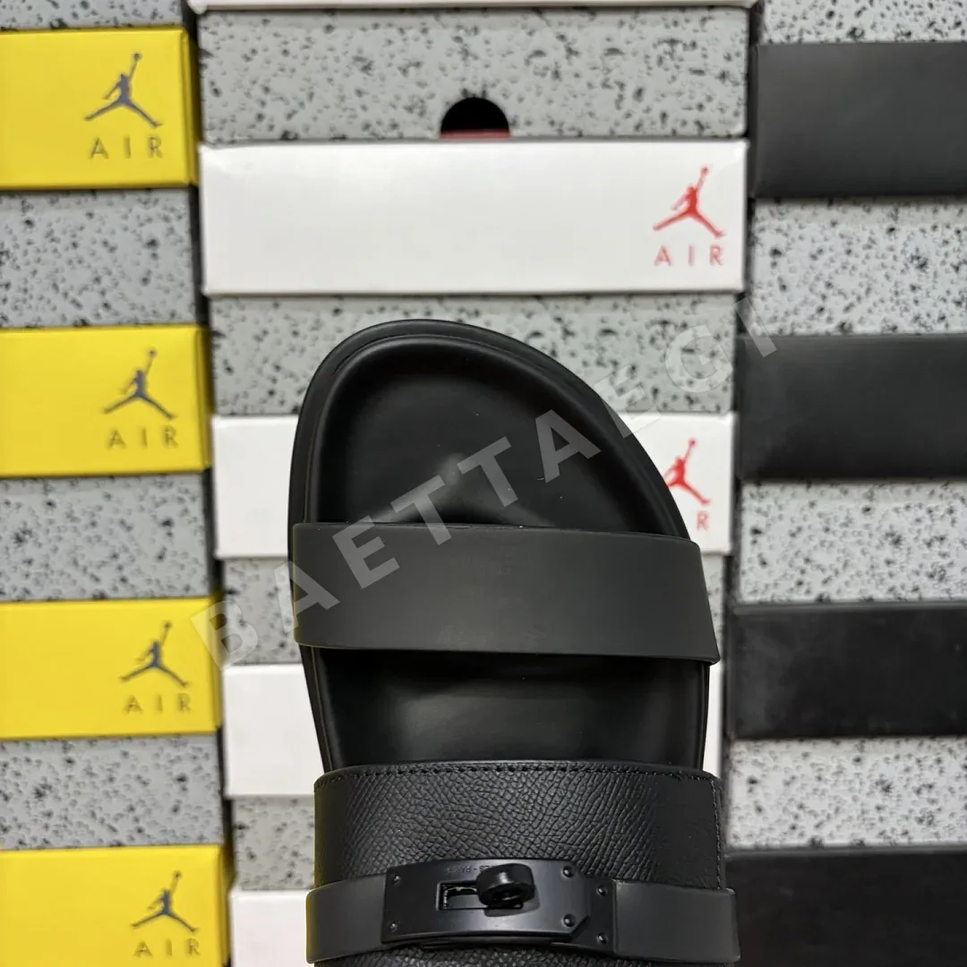 에르메스 [YX] 블랙 205767 Hermes Chypre Sandal 상세 이미지 9