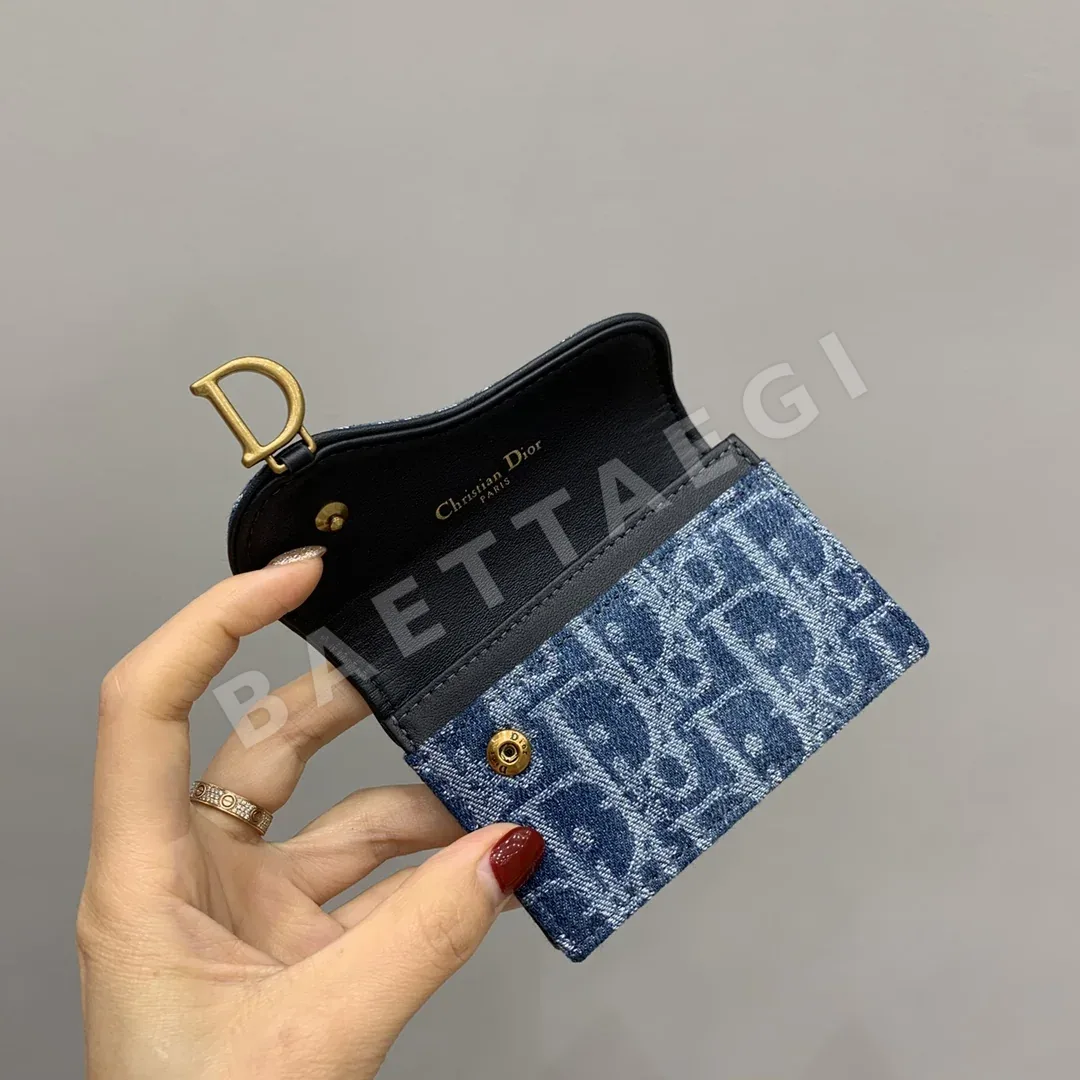디올 블룸 새들 카드 홀더 지갑 상세 이미지 7