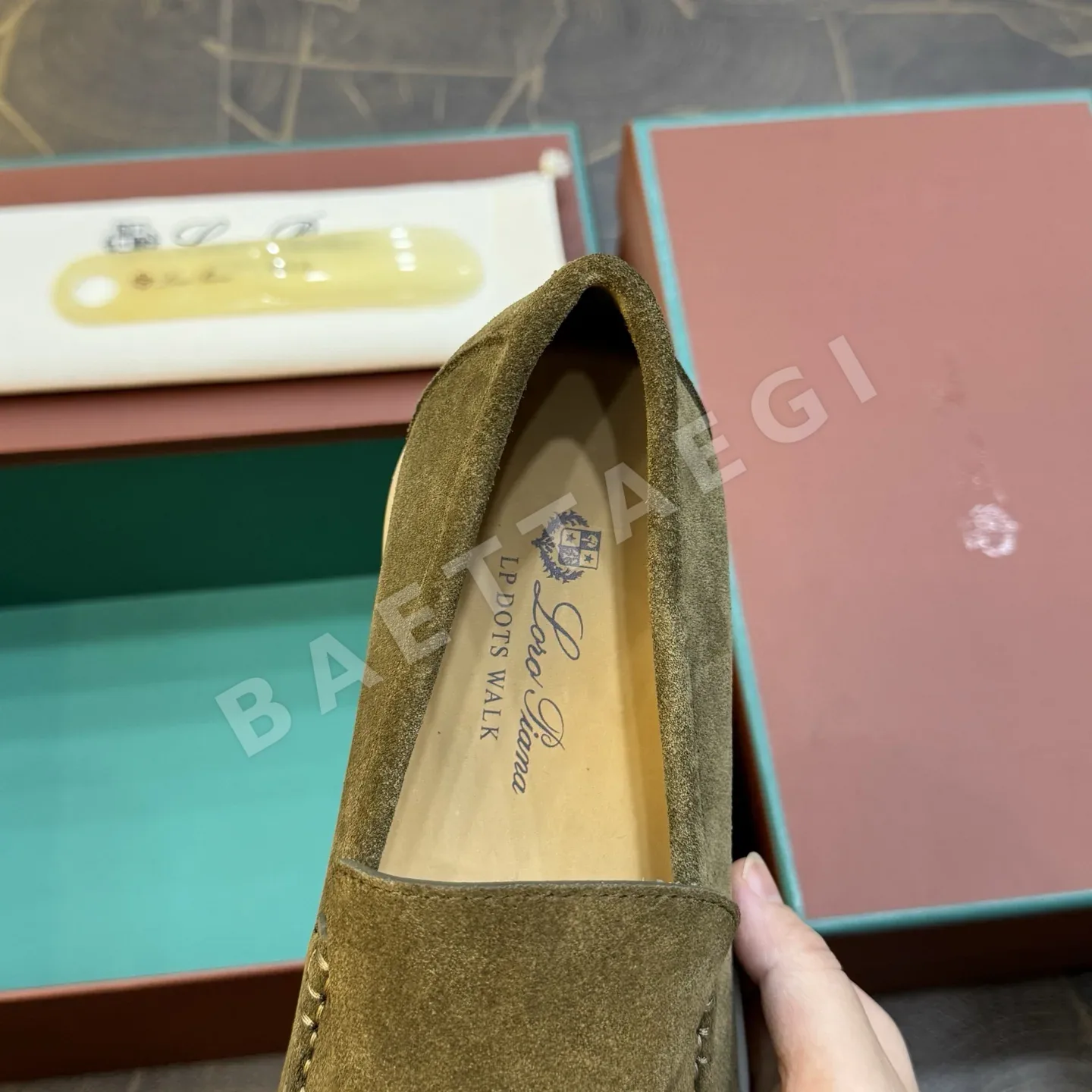 로로피아나 로퍼 스웨이드 상세 이미지 7