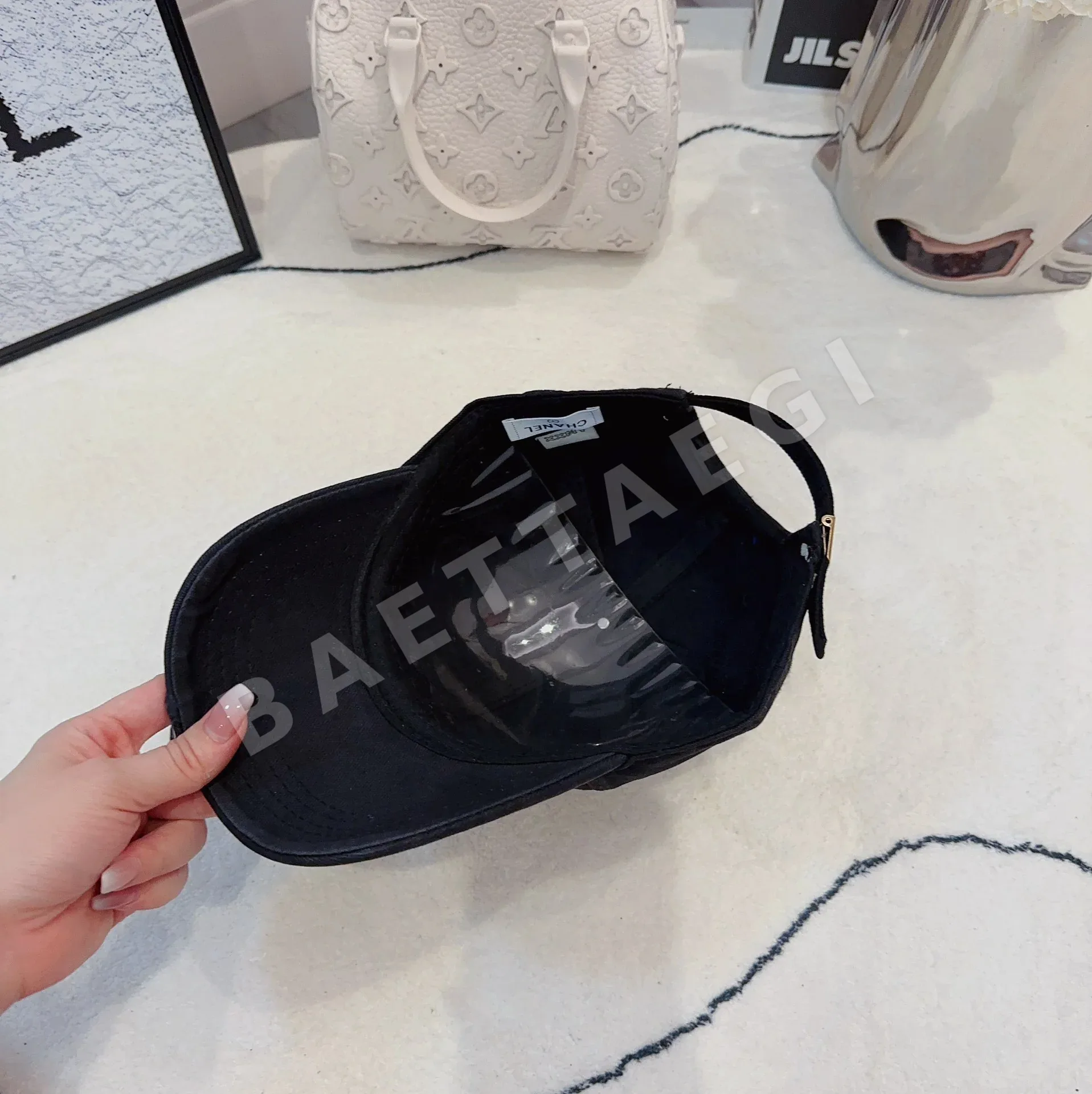 샤넬 코튼 베이스볼 모자 상세 이미지 8