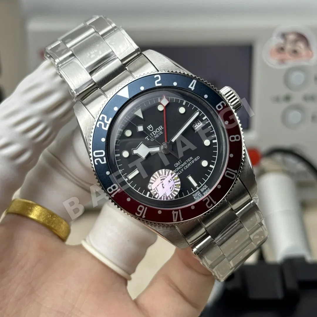 튜더 블랙베이 GMT 코크 베젤 ZF 공장 2836 오토매틱 남성 시계 레플리카 45601 Tudor 상세 이미지 4