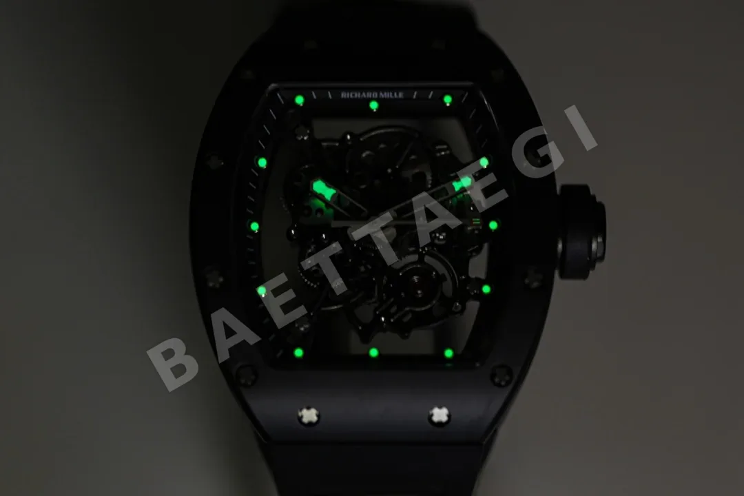 리차드밀 RM055 BBR 공장 화이트 RMUL 2 무브먼트 세라믹 사파이어 남성 시계 레플리카 44815 Richard Mille 상세 이미지 7