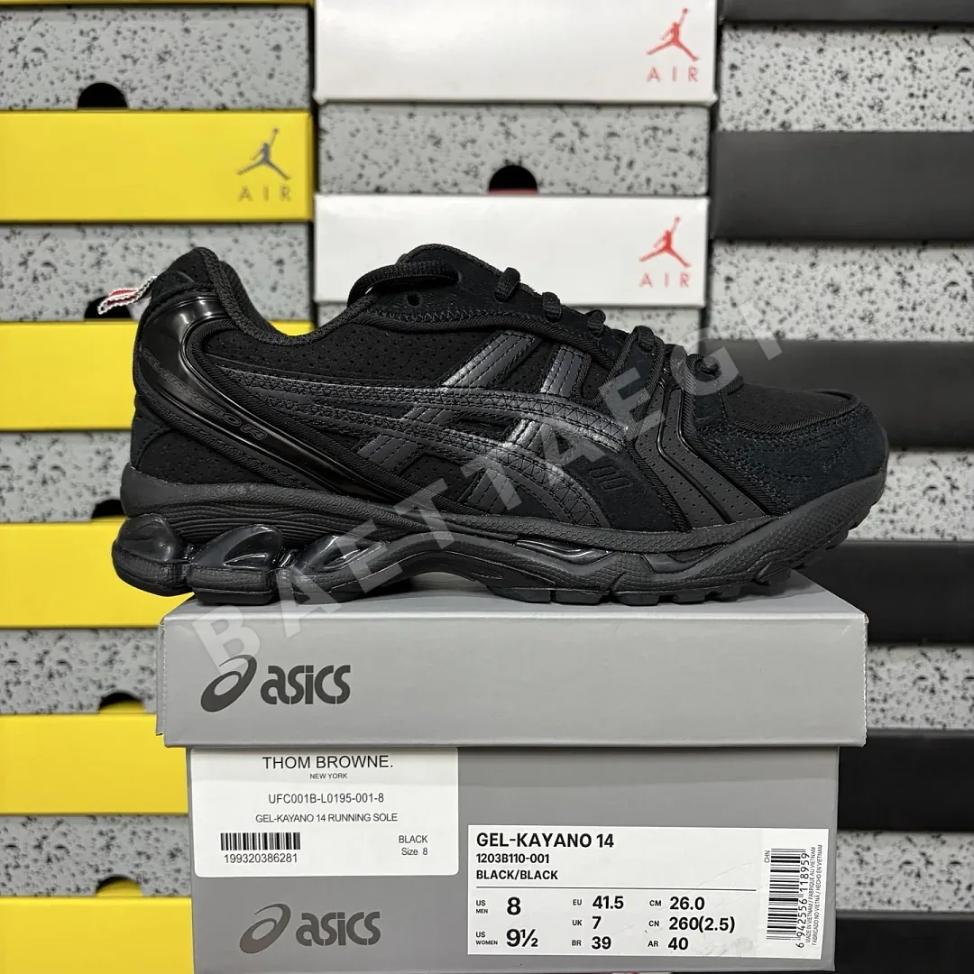 아식스 [ZC] 젤 카야노 14 1203B110-001 200459 Asics Gel-Kayano 14 Thom Browne Black