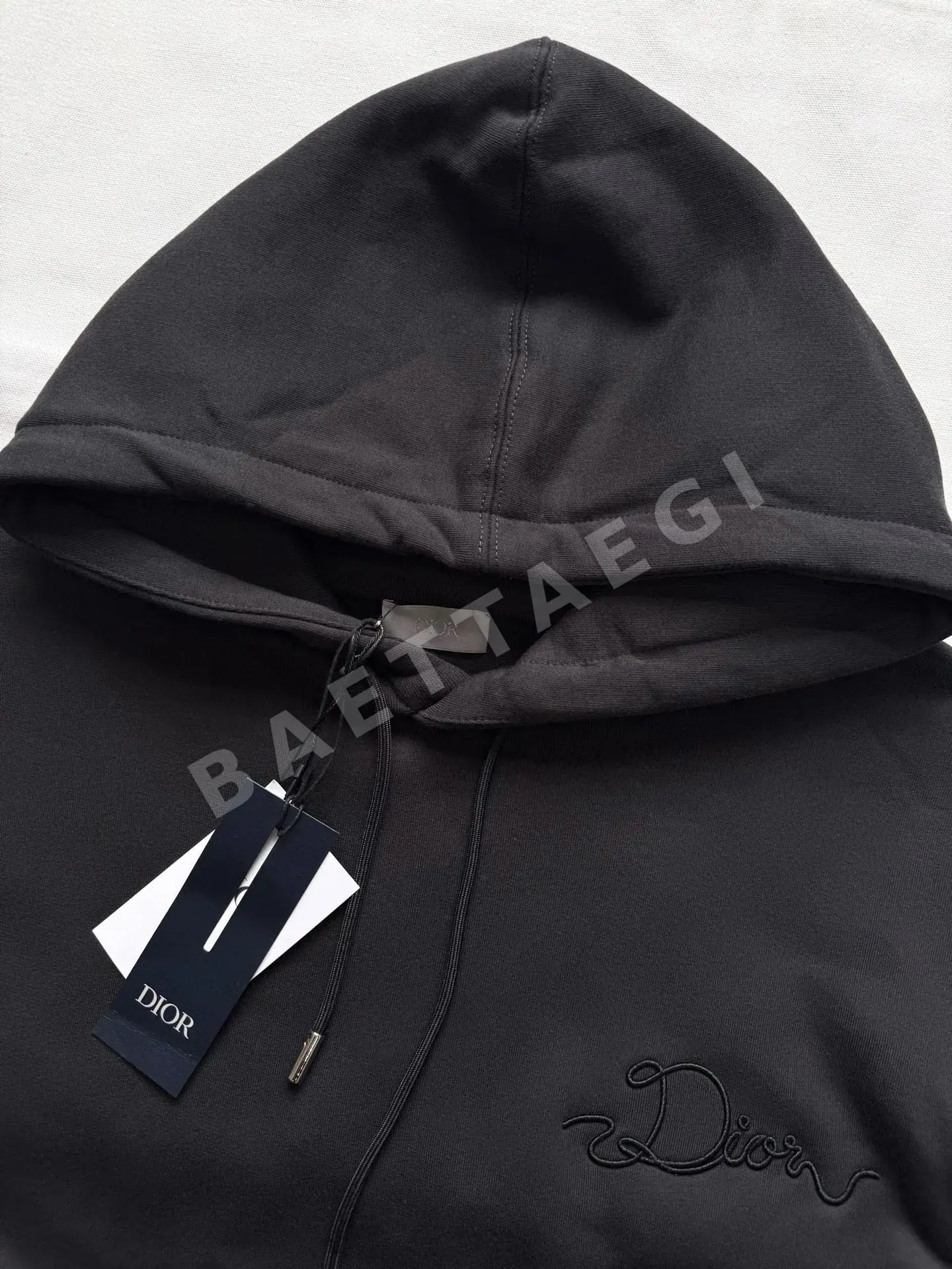 디올 플리스 후드 스웨트셔츠 상세 이미지 5