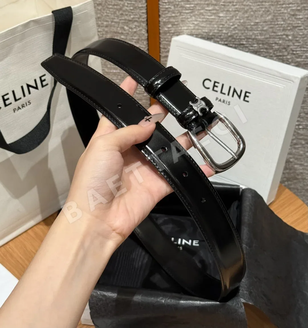 셀린느 비비안 트리옹프 가죽 벨트 상세 이미지 9