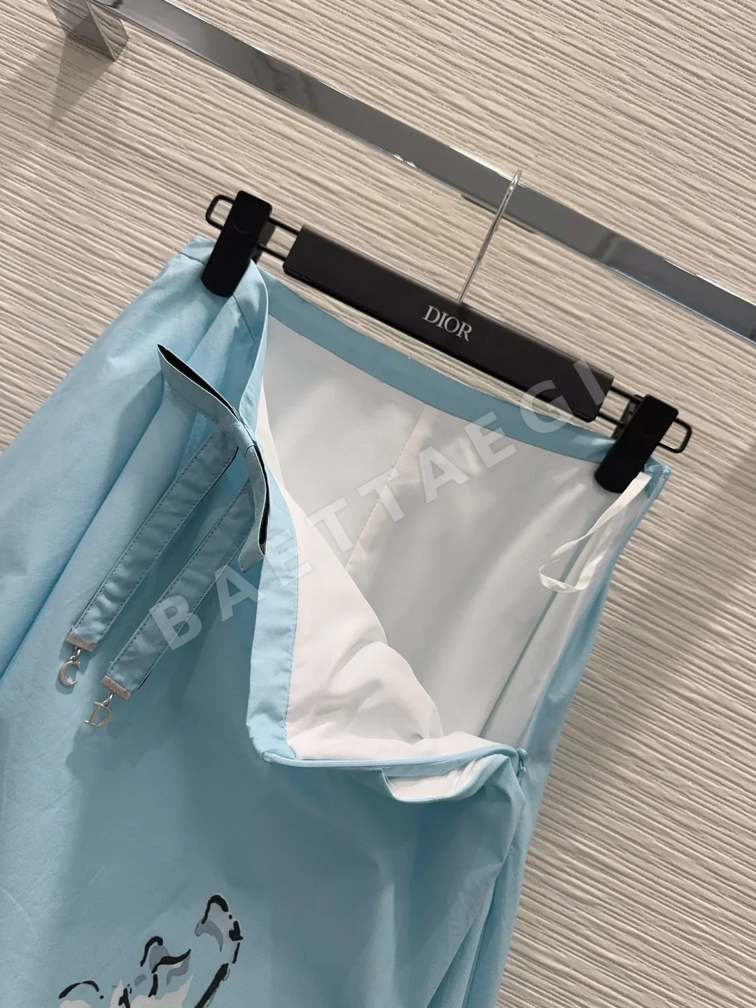 디올 여성 린넨 스커트 상세 이미지 5