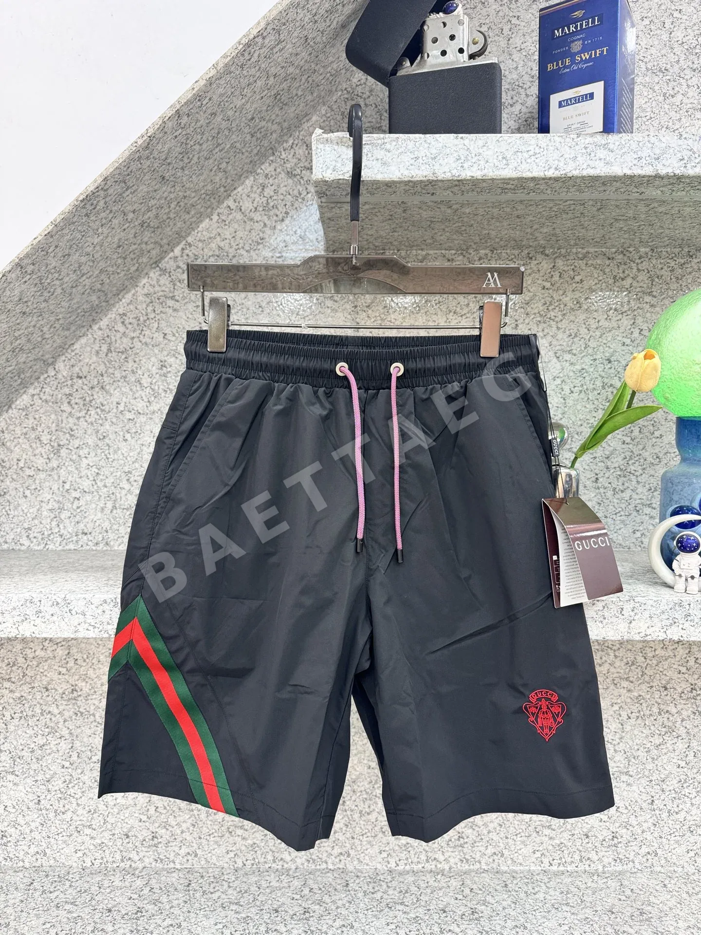 구찌 남성 린넨 반바지 상세 이미지 2