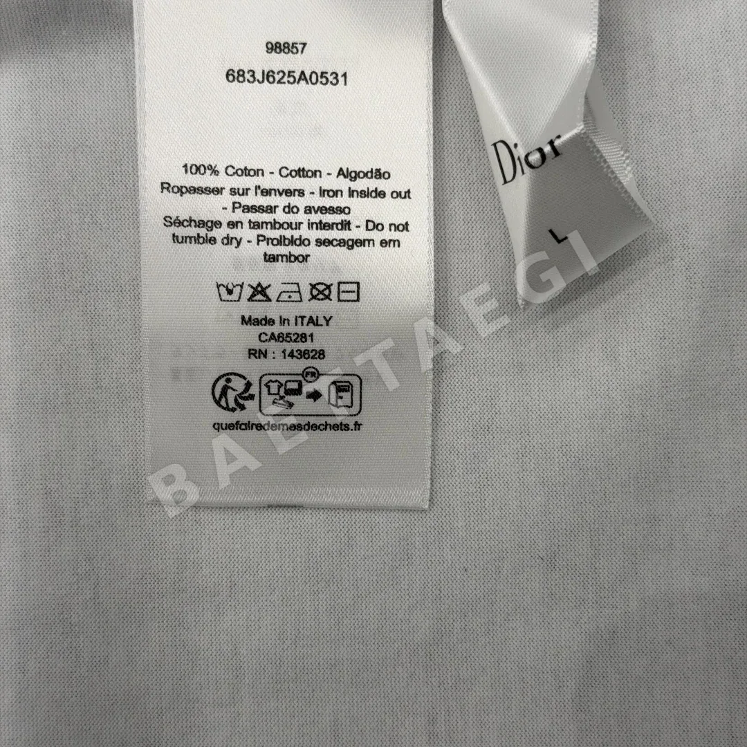 디올 남성 루즈핏 긴팔 티셔츠 상세 이미지 9
