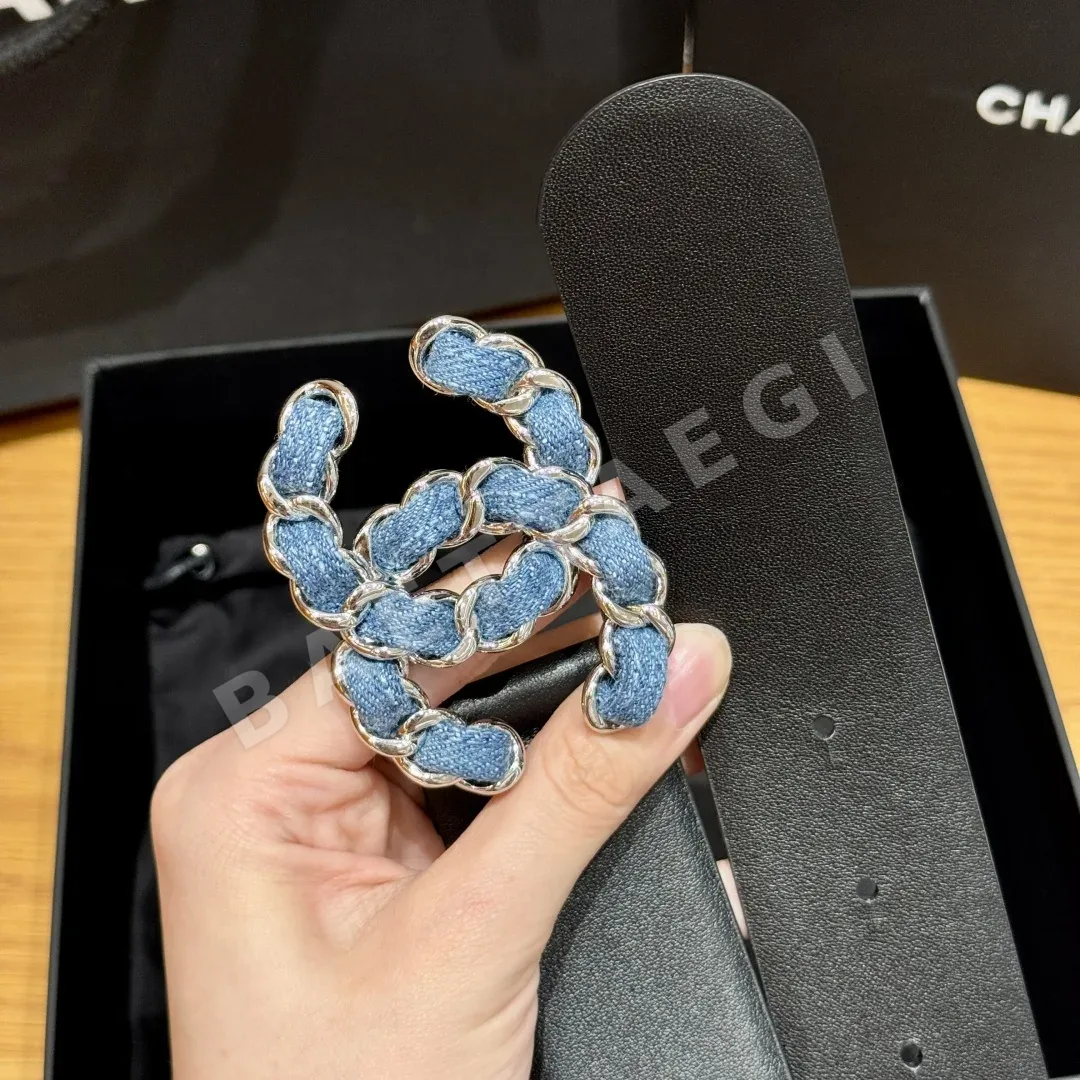 샤넬 더블 C 버클 카프스킨 가죽 벨트 상세 이미지 6