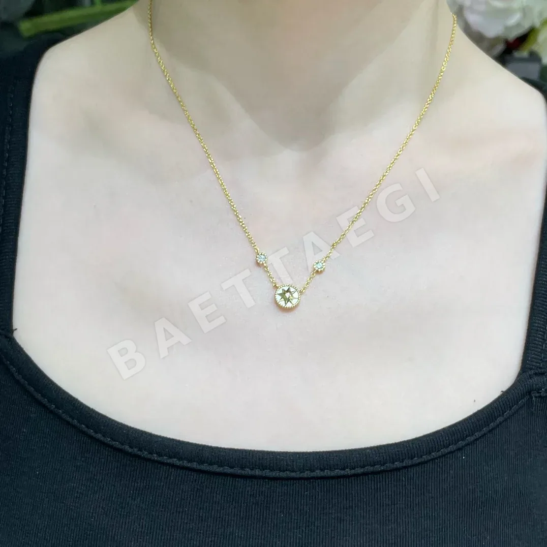디올 로즈 골드 8 각별 목걸이 60795