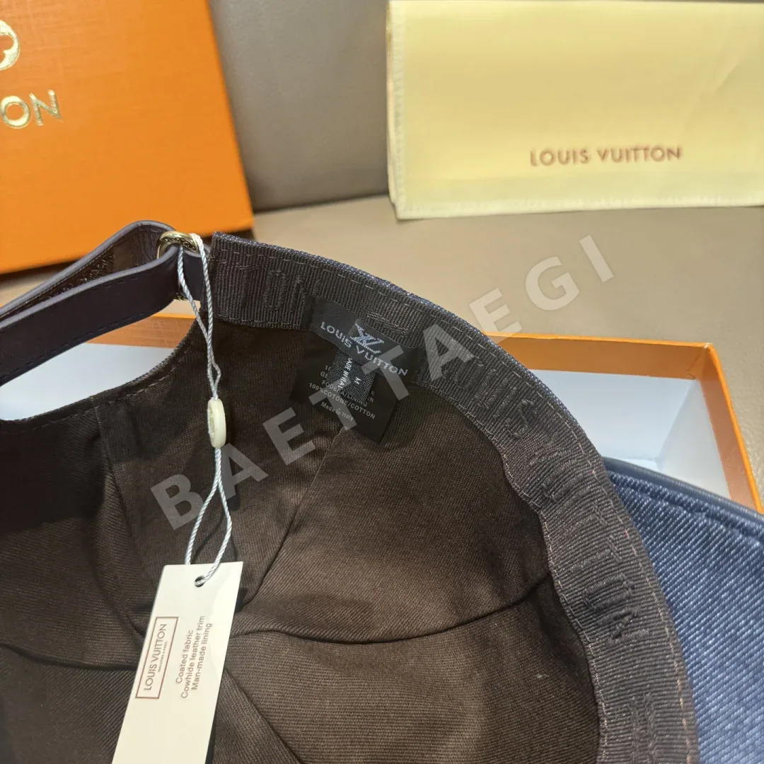 루이비통 엠보싱 로고 데님 야구모자 상세 이미지 6