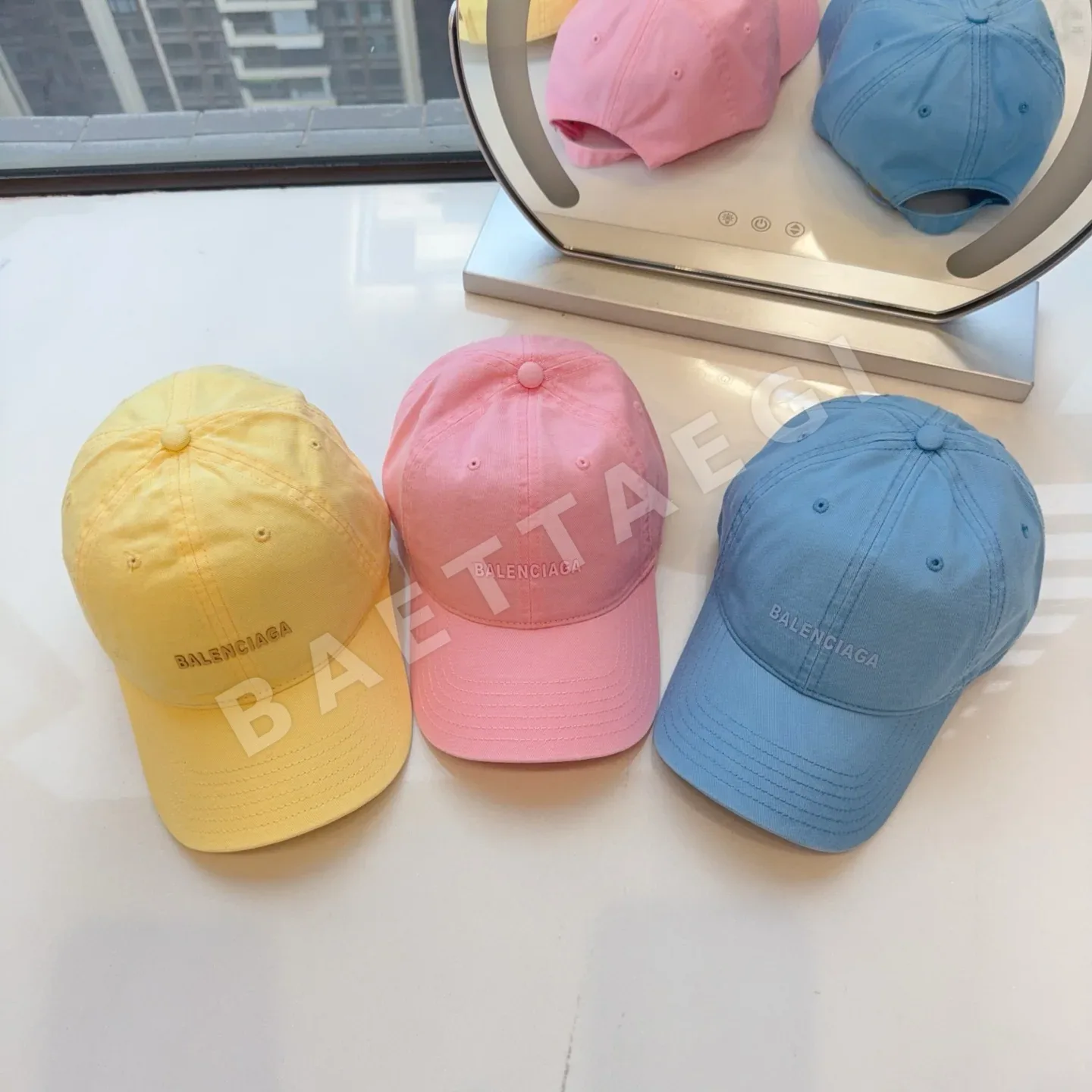 발렌시아가 컬러풀 베이스볼 모자 상세 이미지 9
