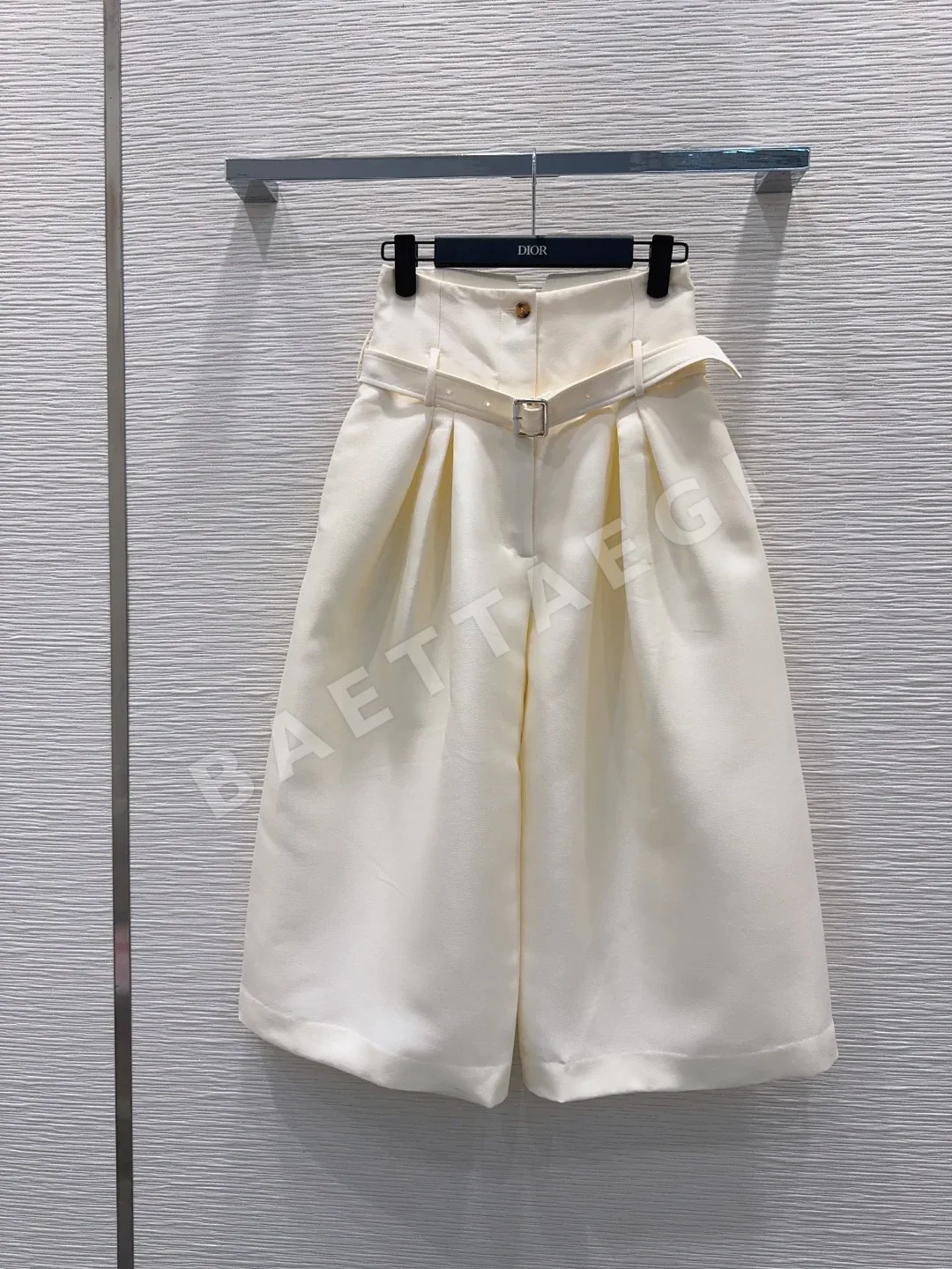 디올 와이드 레그 여성 바지