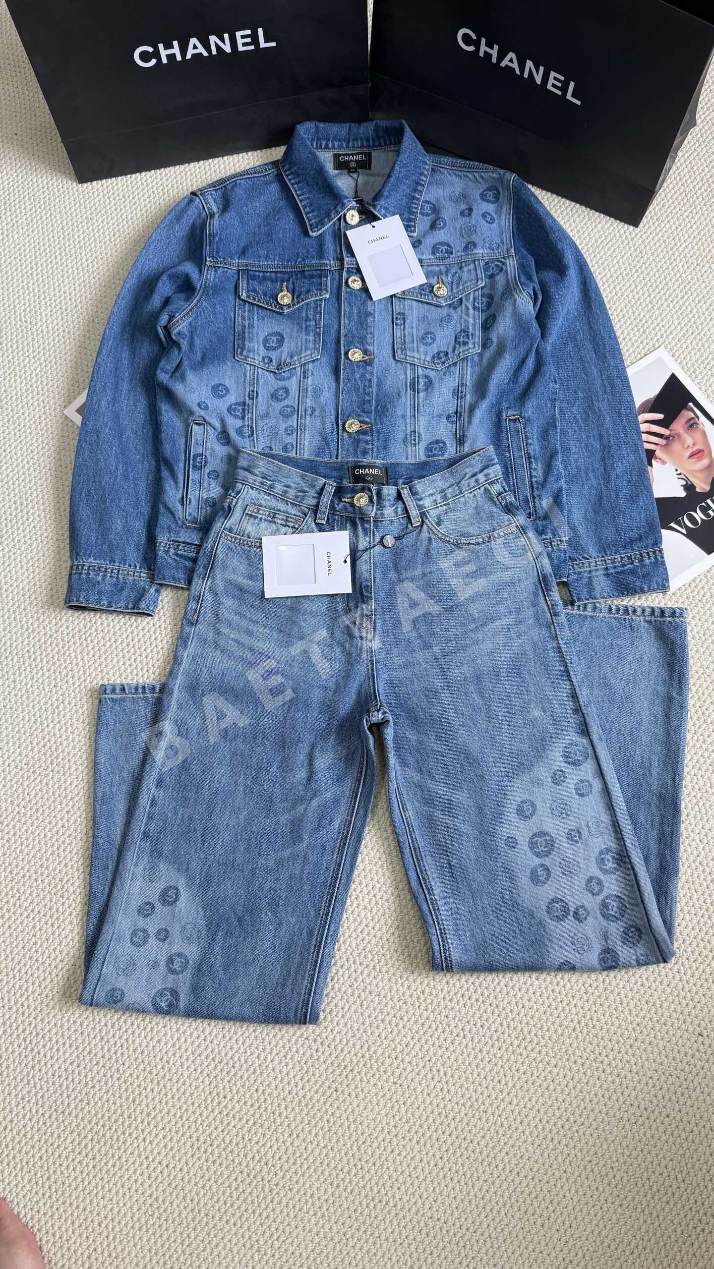 샤넬 데님 여성 자켓 상세 이미지 2