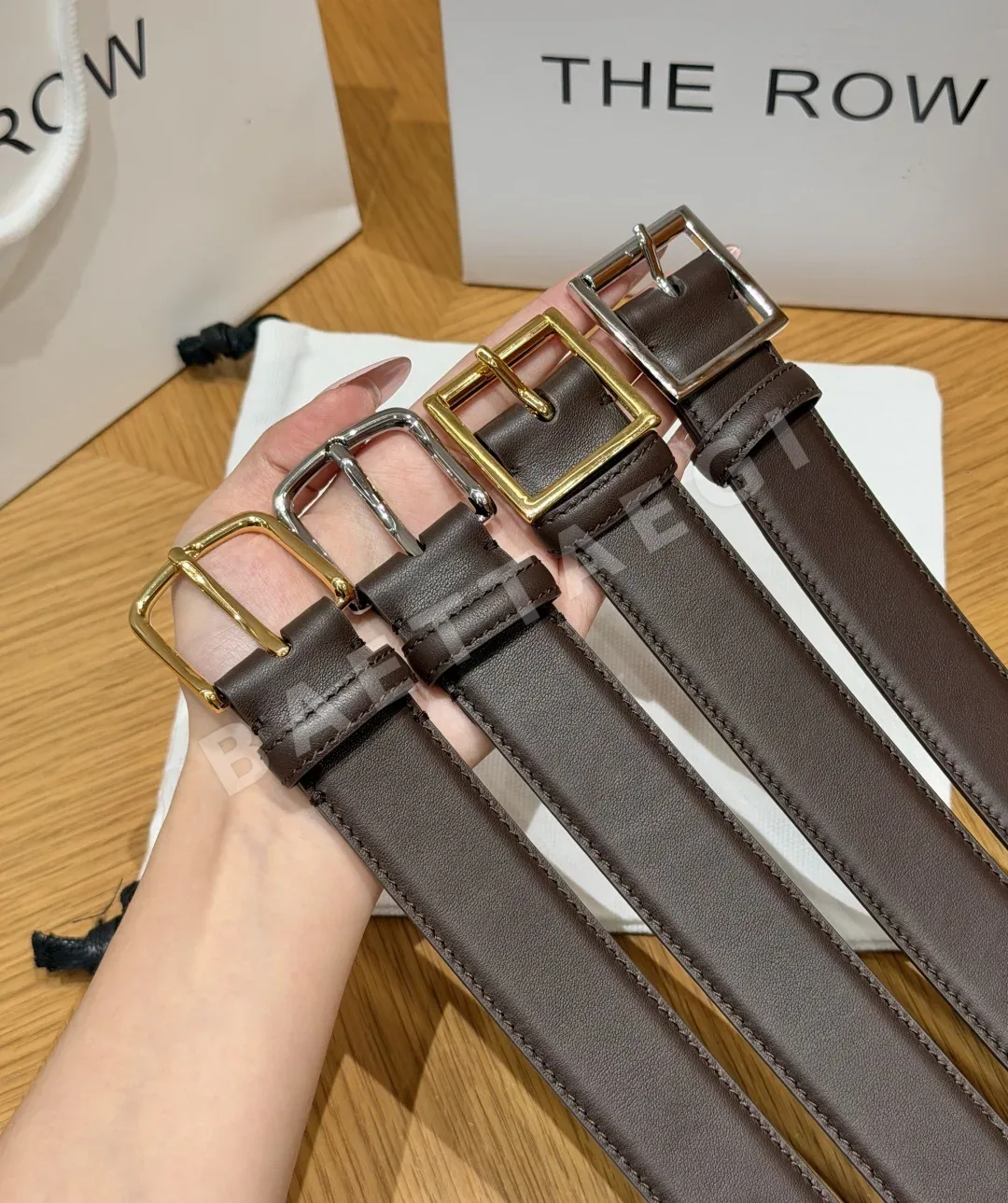 더로우 클래식 송아지가죽 벨트 32mm 상세 이미지 5