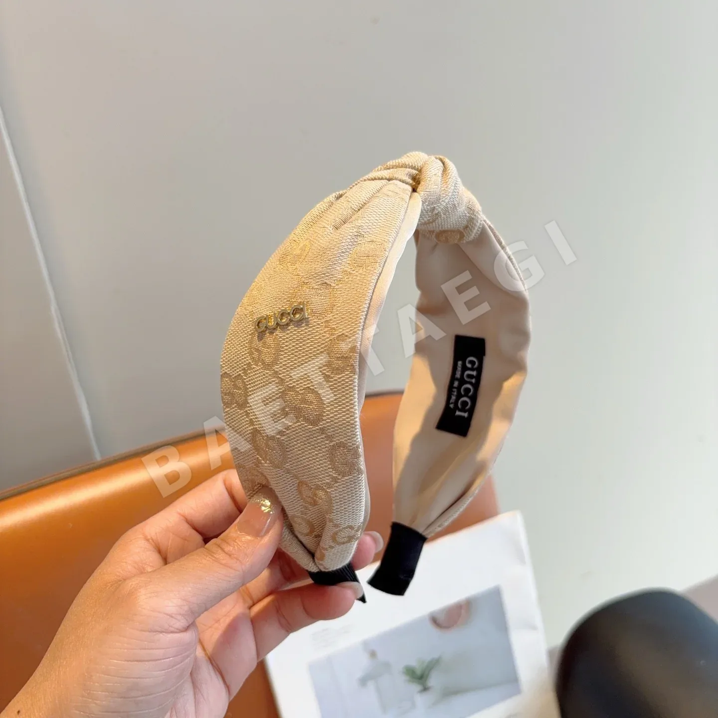 구찌 모노그램 와이드 헤드밴드 헤어악세 상세 이미지 4