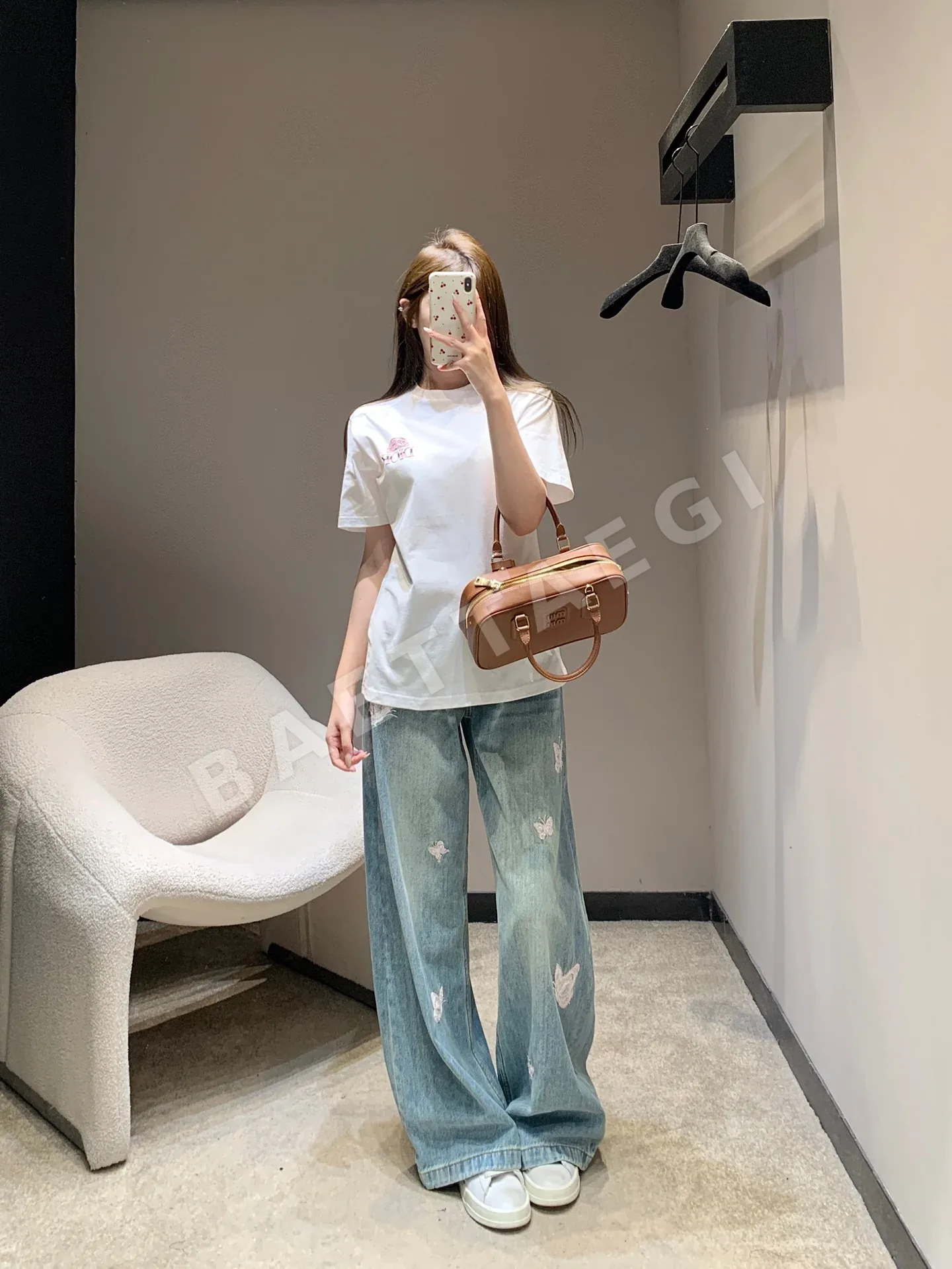 디올 레터 프린트 반팔 티셔츠 상세 이미지 4