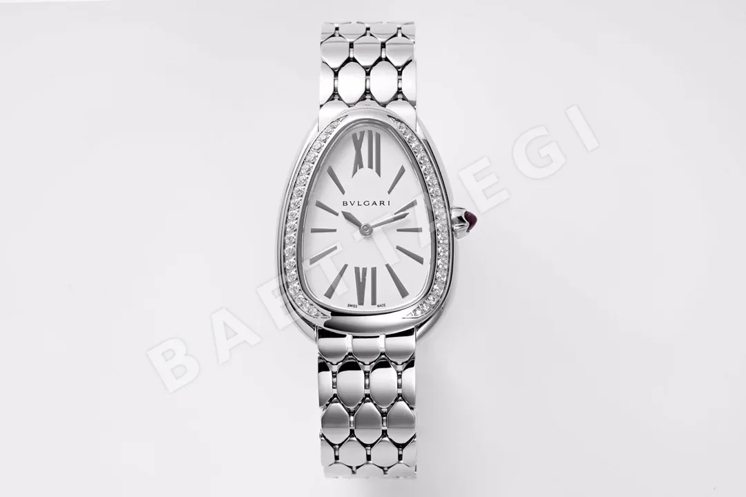 불가리 세르펜티 세두토리 골드 실버 다이아 쿼츠 여성 시계 레플리카 45021 Bvlgari