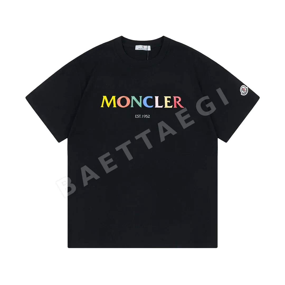 몽클레르 컬러 로고 여성 반팔 티셔츠 상세 이미지 10