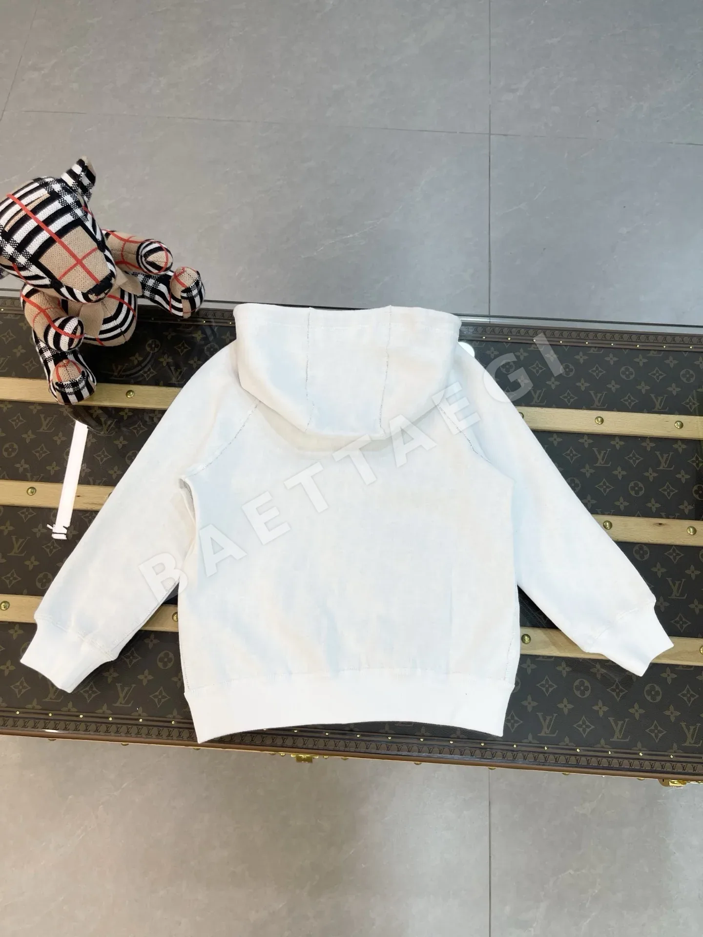 디올 키즈 스웨트셔츠 세트 양면 자카드 코튼 420G 상세 이미지 6