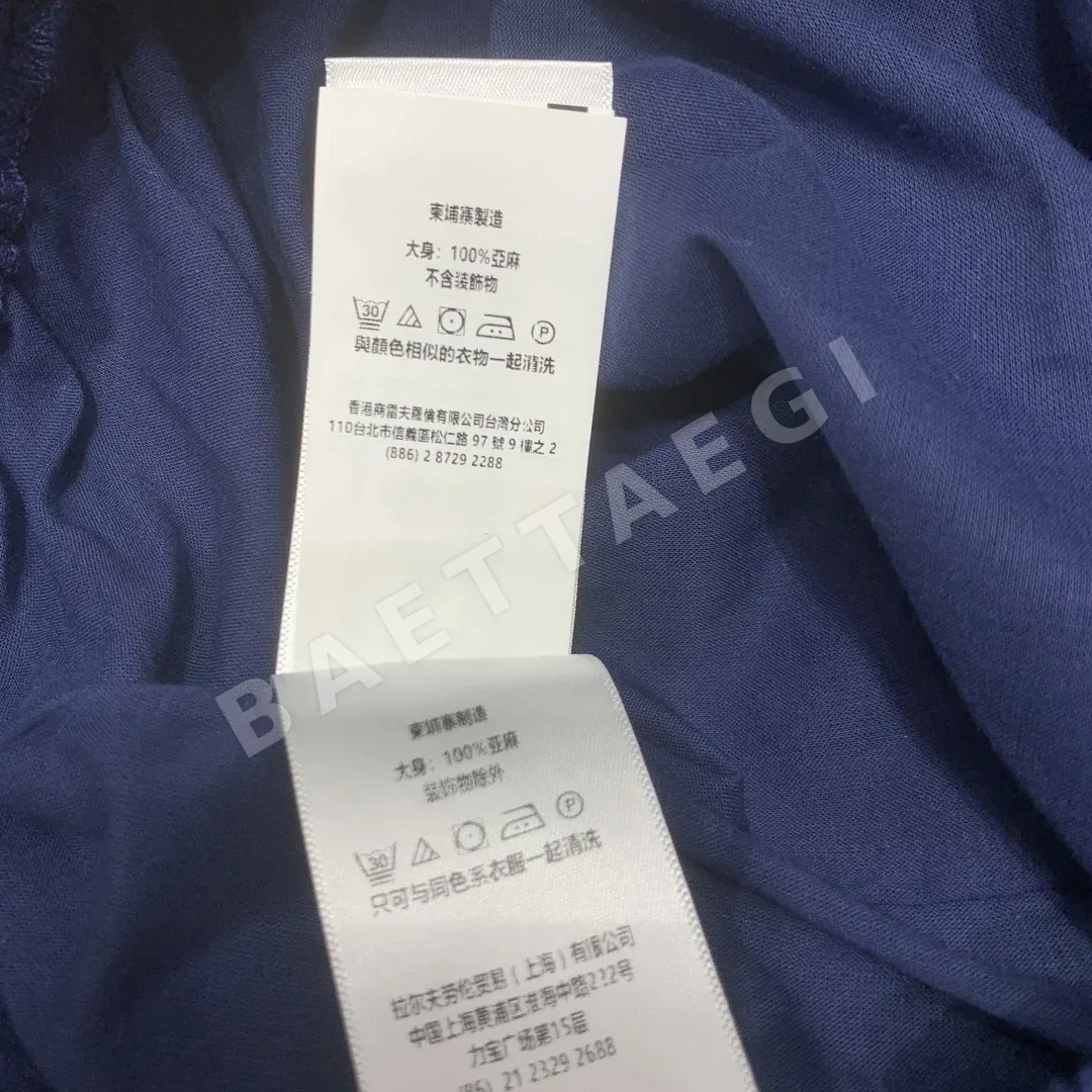 폴로 린넨 허리밴드 여성 반바지 상세 이미지 8