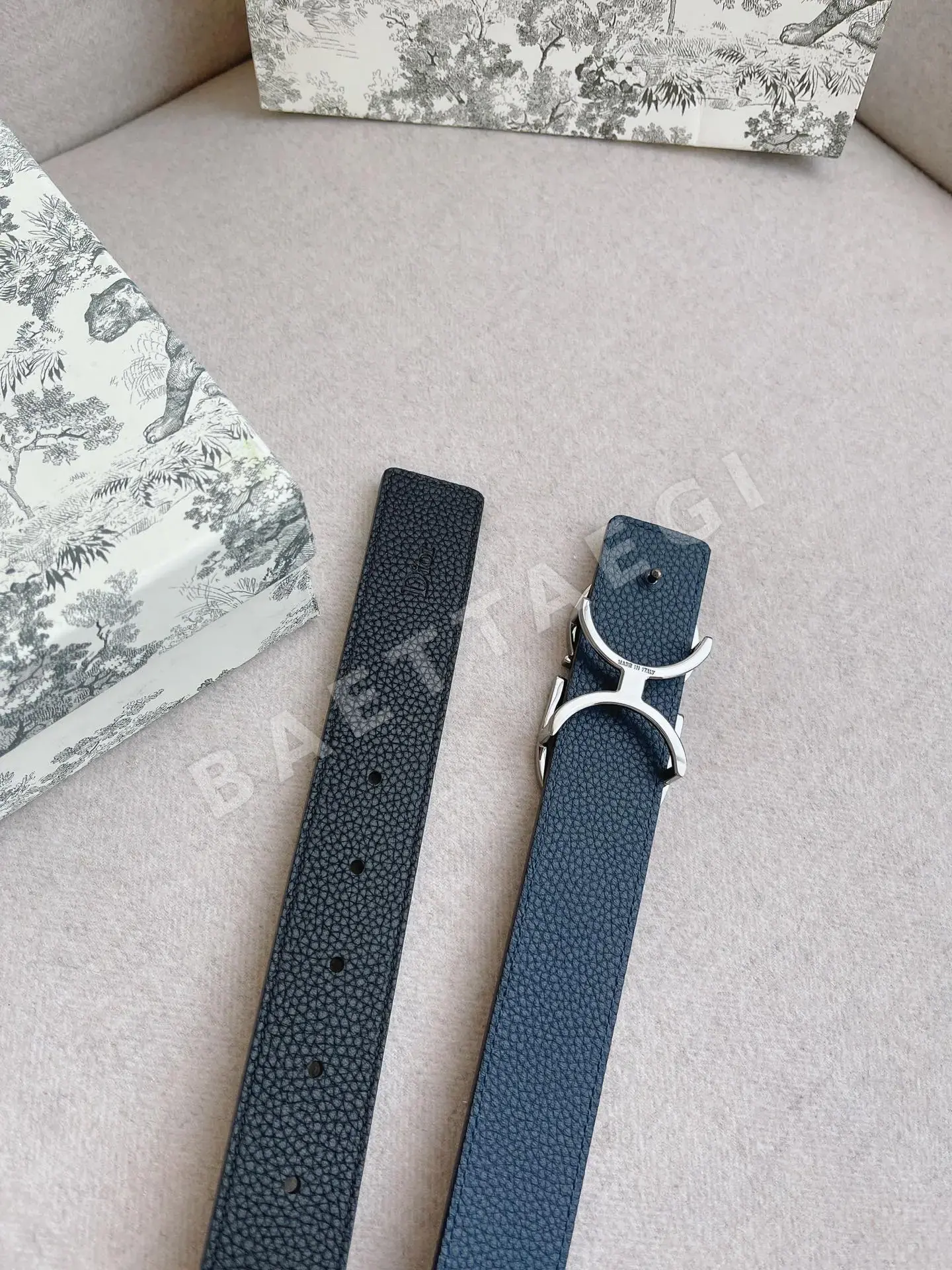 디올 CD 로고 남성 벨트 35 MM202400240 상세 이미지 8