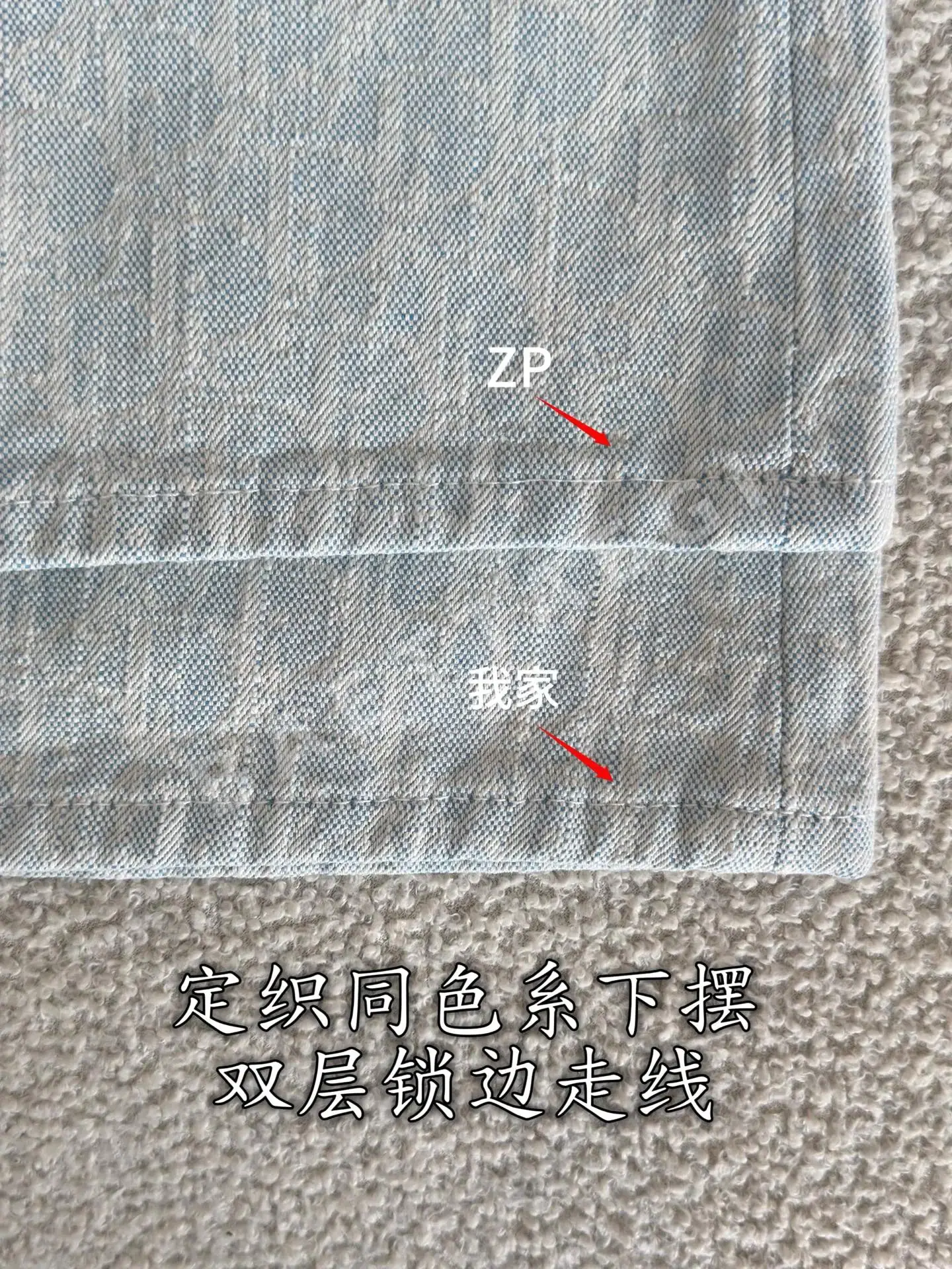 디올 코튼 데님 여성 바지 상세 이미지 8