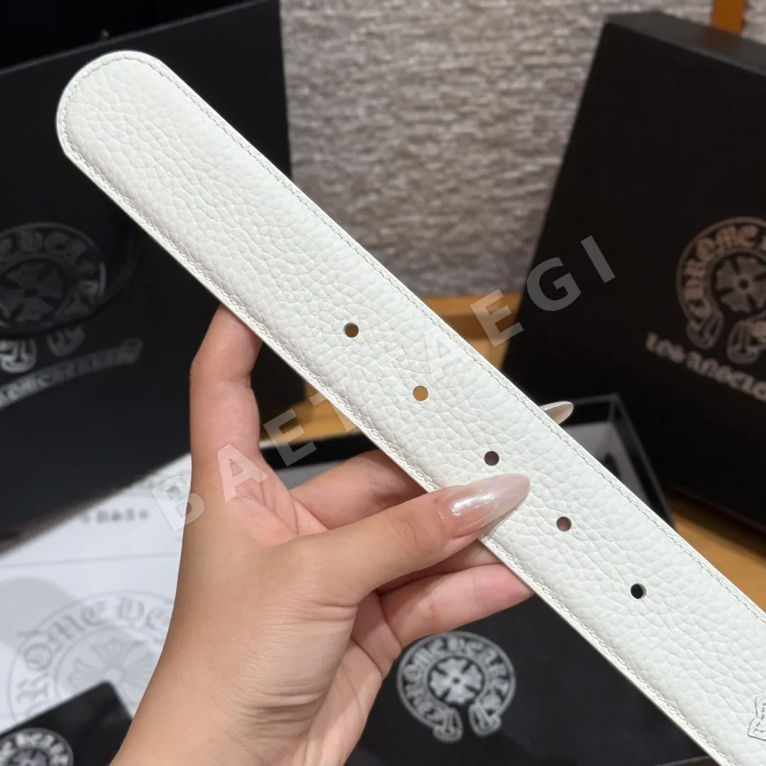 크롬하츠 플로랄 스퀘어 조각 버클 벨트 38mm 상세 이미지 9
