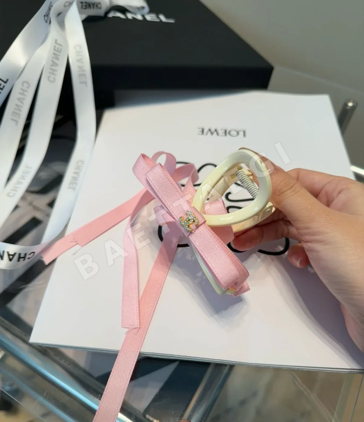 샤넬 미니 헤어 클립 헤어악세 상세 이미지 2