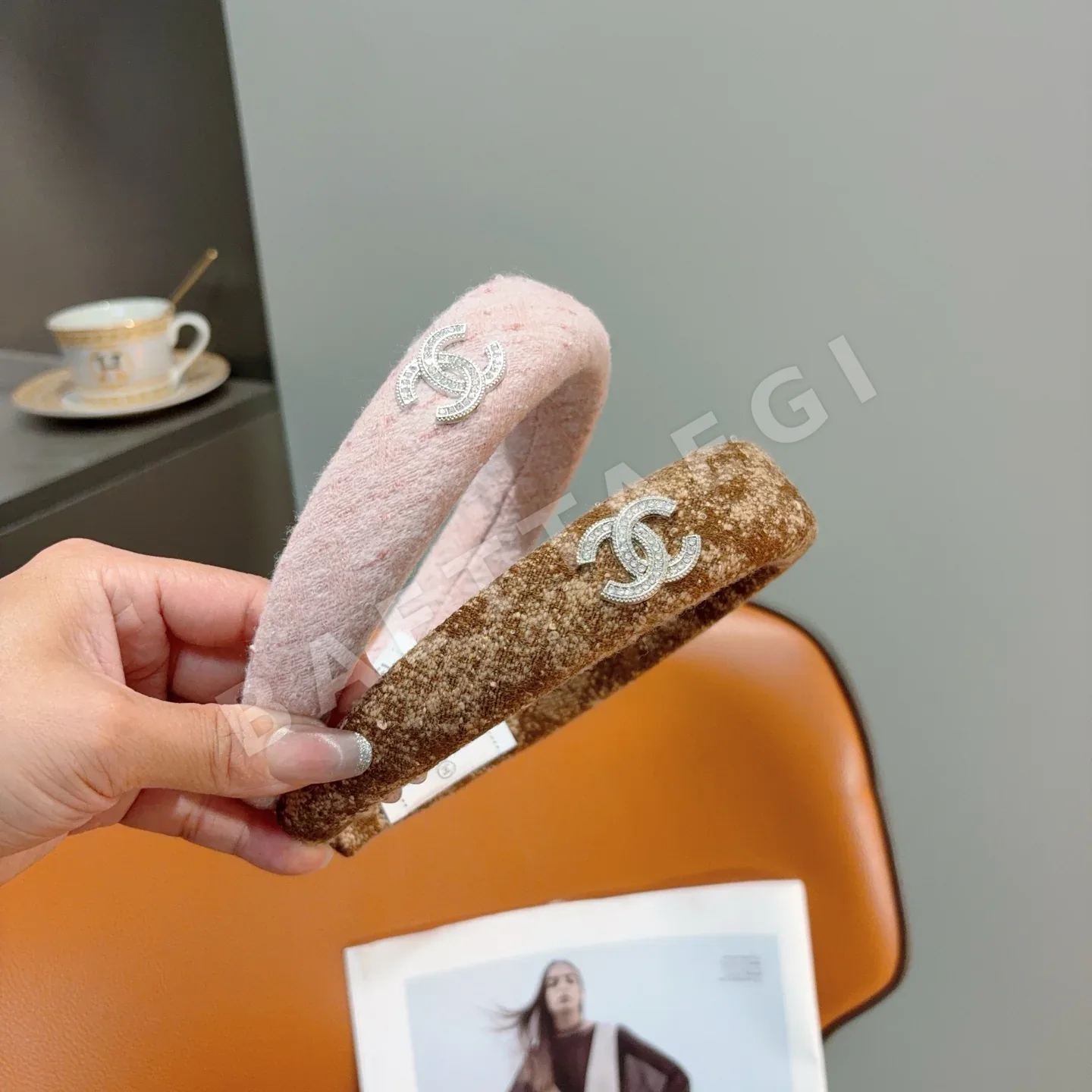 샤넬 레트로 헤어밴드 악세사리 182813