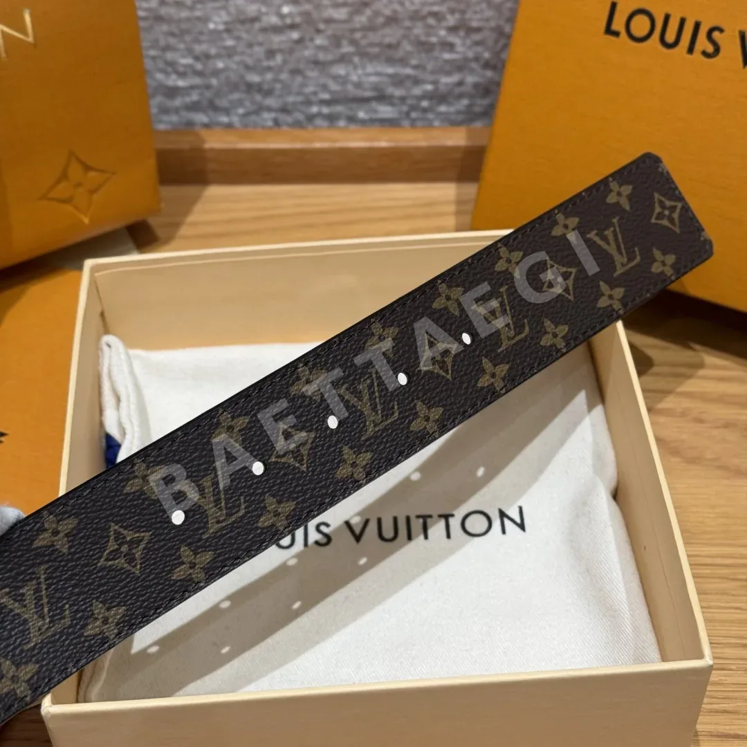 루이비통 LV 이니셜 펄 40mm 리버시블 벨트 상세 이미지 5