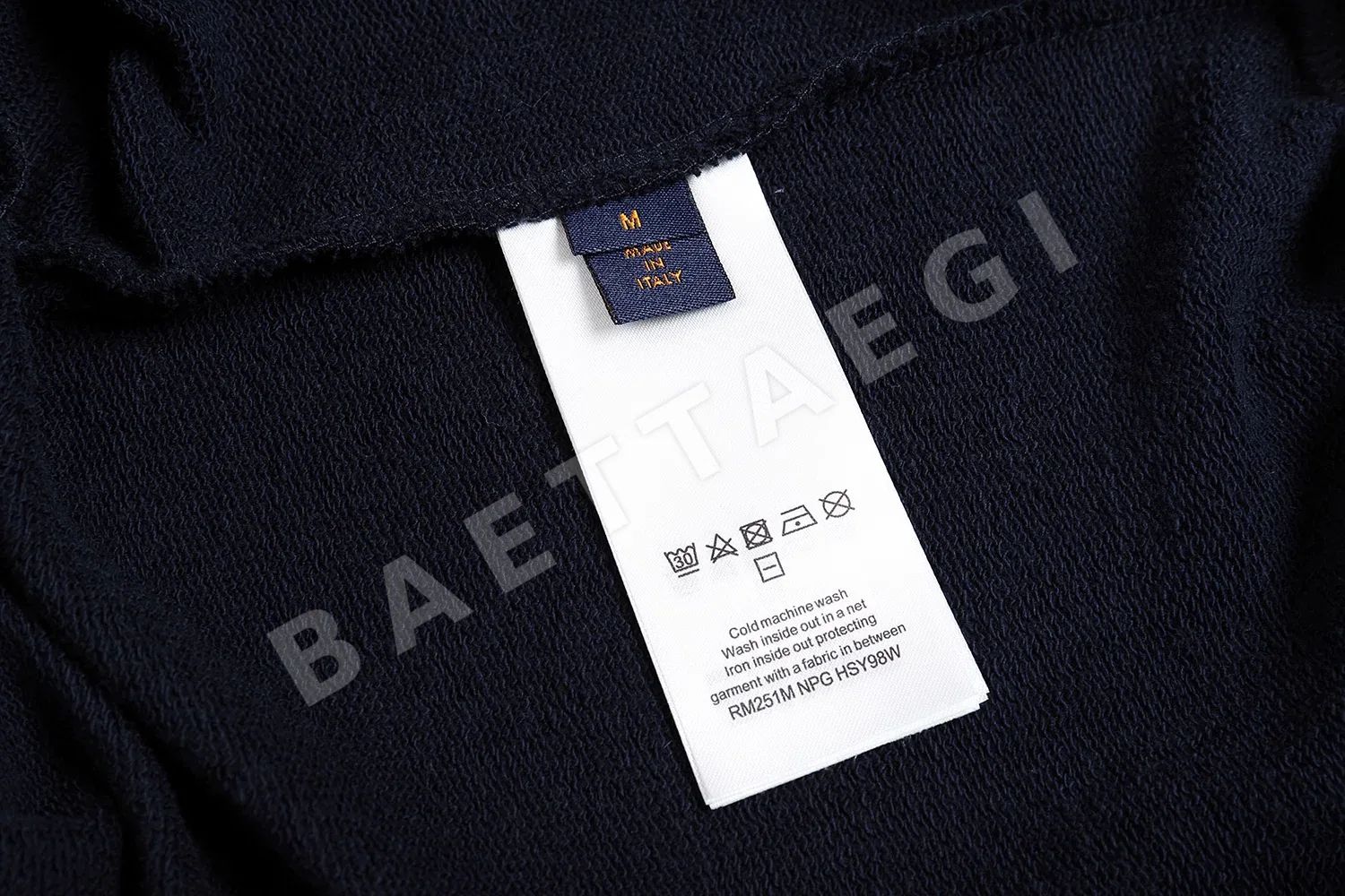 루이비통 꽃무늬 로프 라인스톤 장식 후드 스웨트셔츠 상세 이미지 9