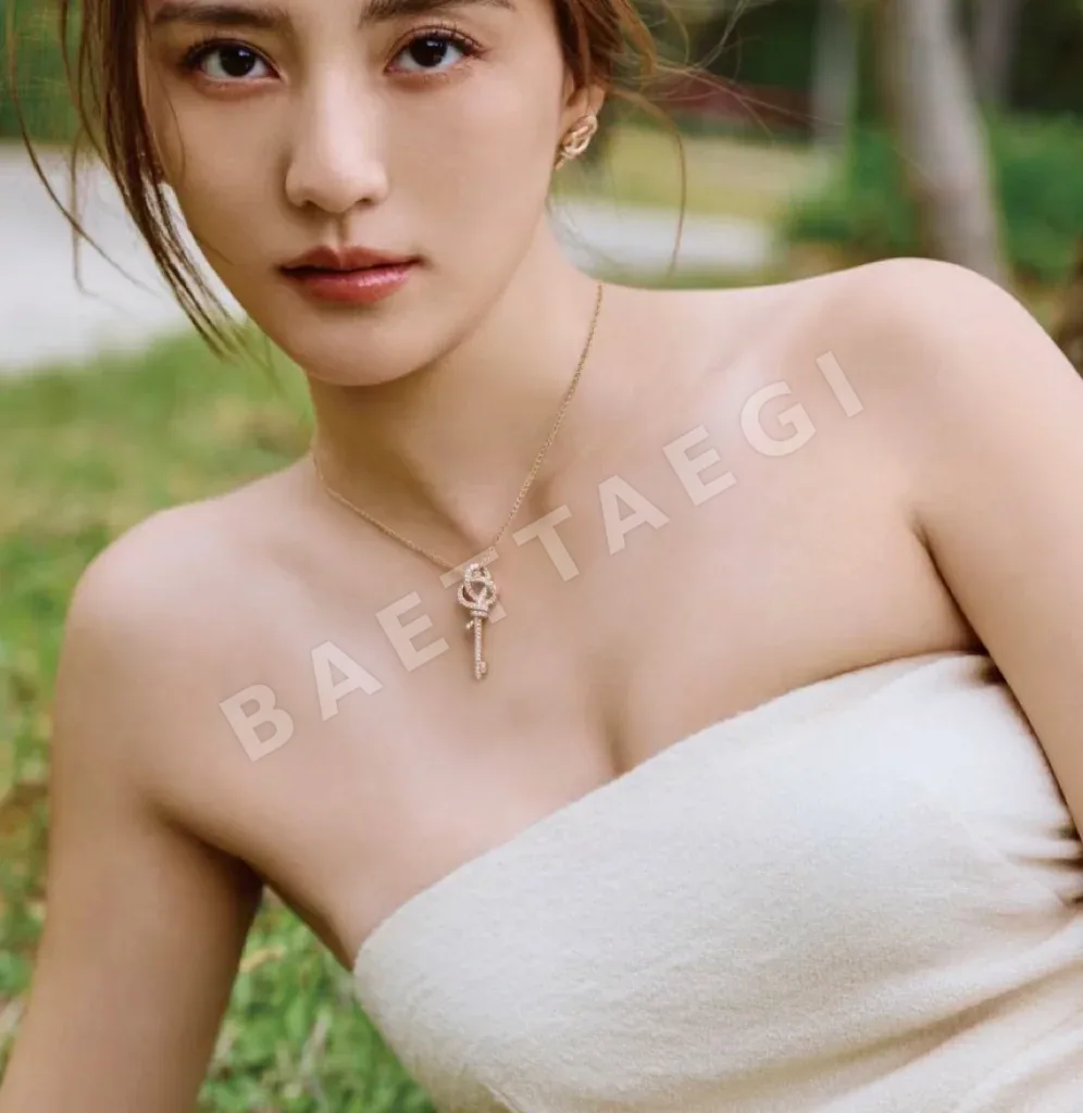 티파니 키 925 실버 다이아몬드 목걸이 상세 이미지 2
