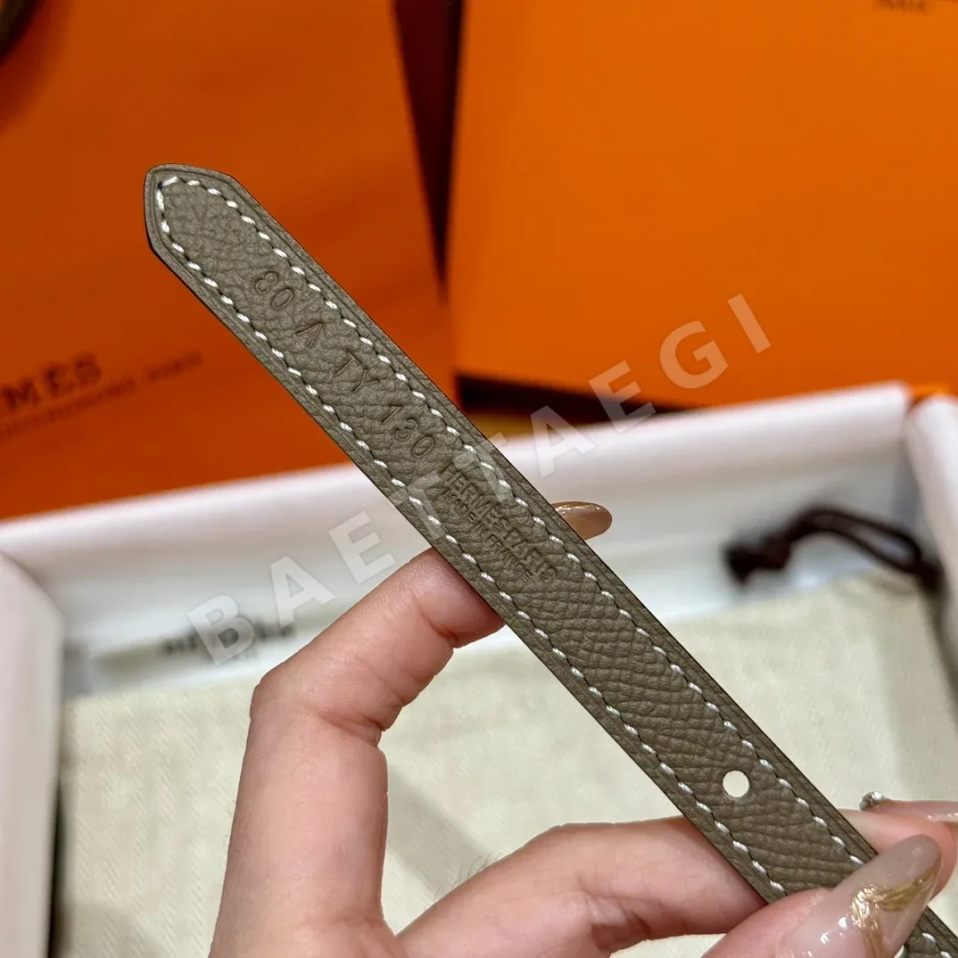 에르메스 그르낭 양면 송아지가죽 벨트 상세 이미지 8