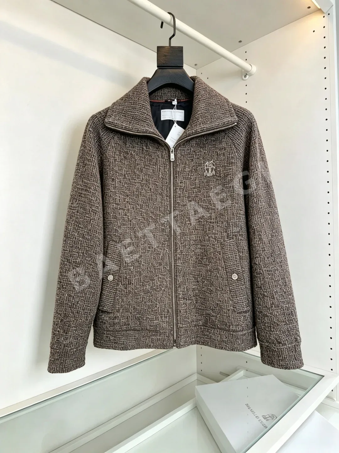 브루넬로쿠치넬리 울 니트 카라 자켓 205935