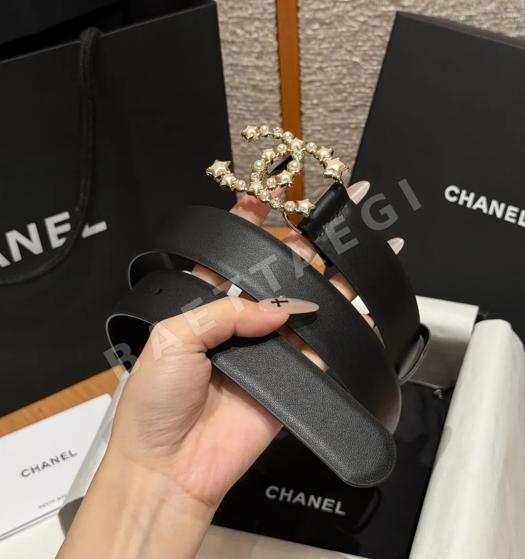 샤넬 클래식 더블 C 가죽 벨트 상세 이미지 2
