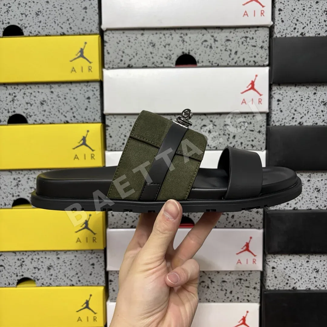 에르메스 [YX] 카키 205770 Hermes Chypre Sandal 상세 이미지 4