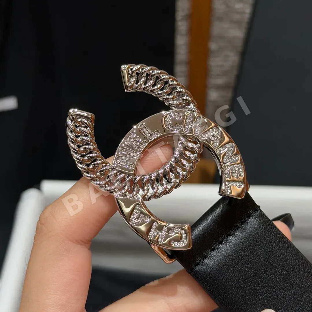 샤넬 클래식 더블 C 가죽 벨트 상세 이미지 6