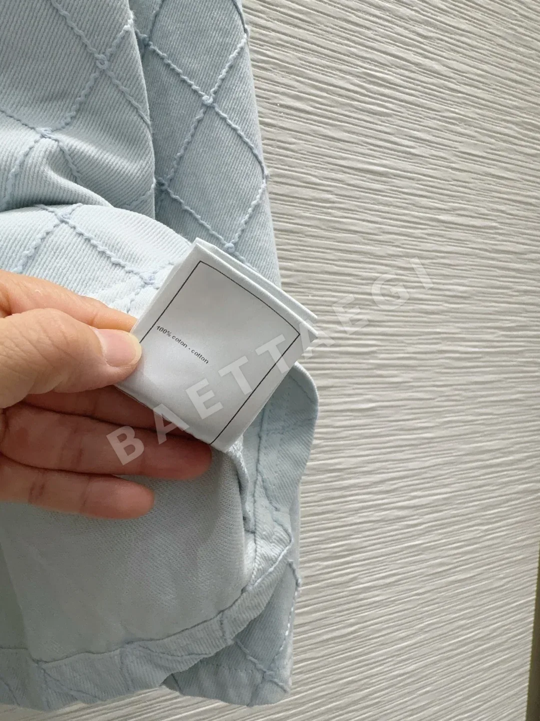 샤넬 여성 긴팔 데님 탑 상세 이미지 7