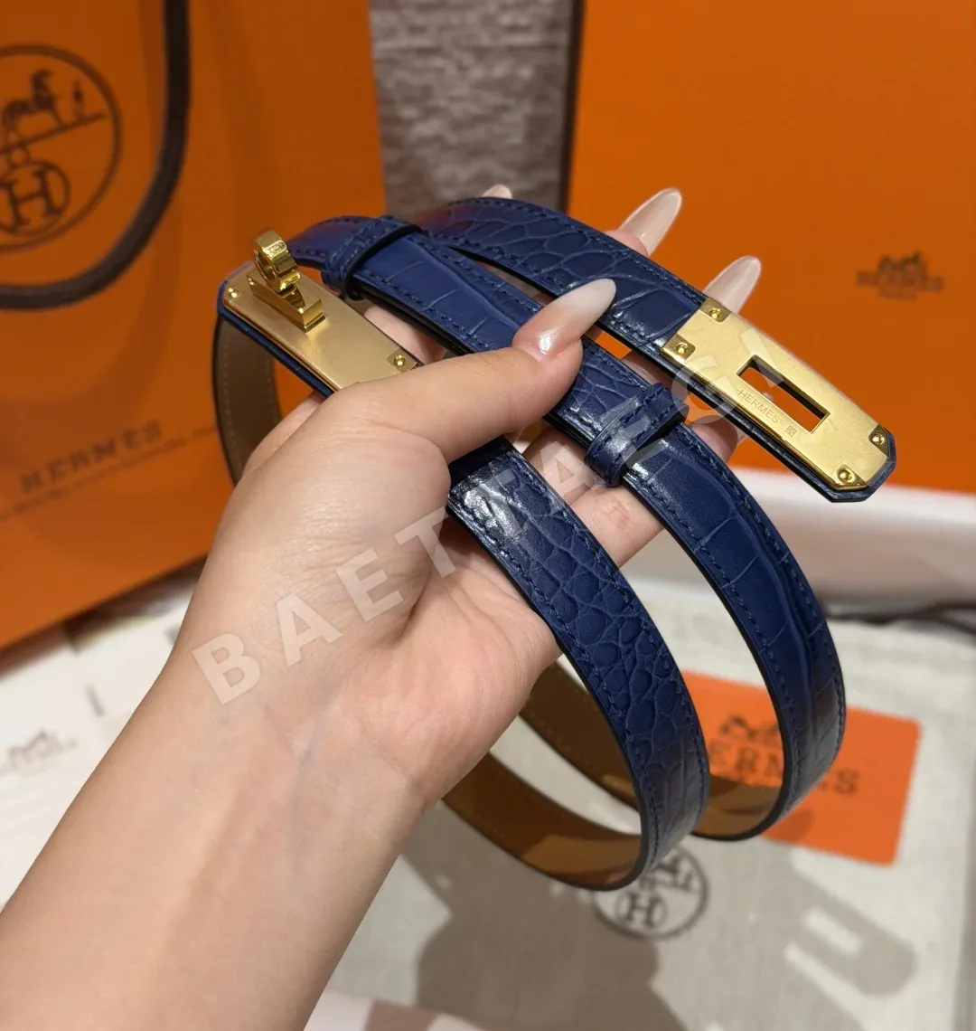 에르메스 켈리 버클 엡솜 카프스킨 벨트 18mm 상세 이미지 2