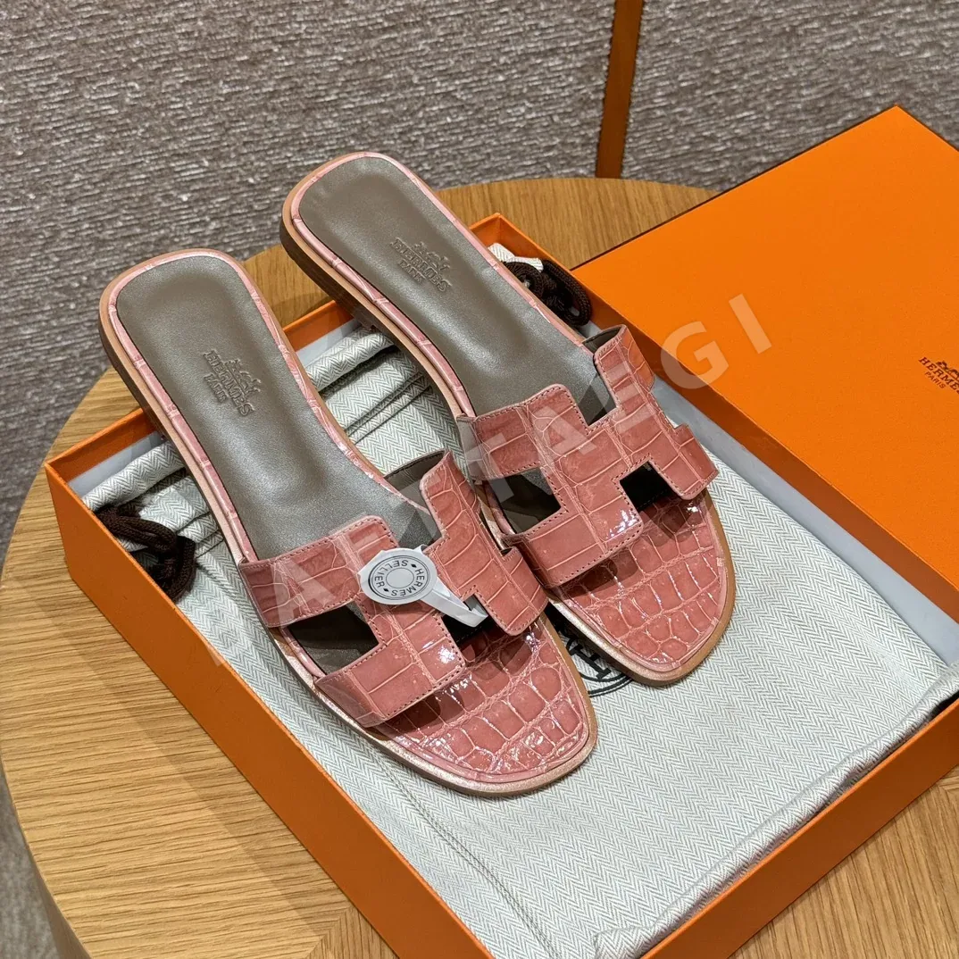 에르메스 오란 악어가죽 샌들 상세 이미지 2