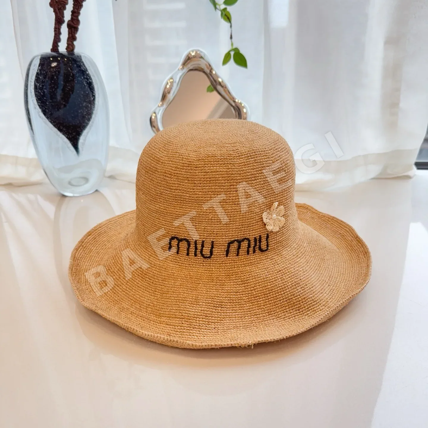 미우미우 모자 80847 Miu Miu Cap 상세 이미지 5